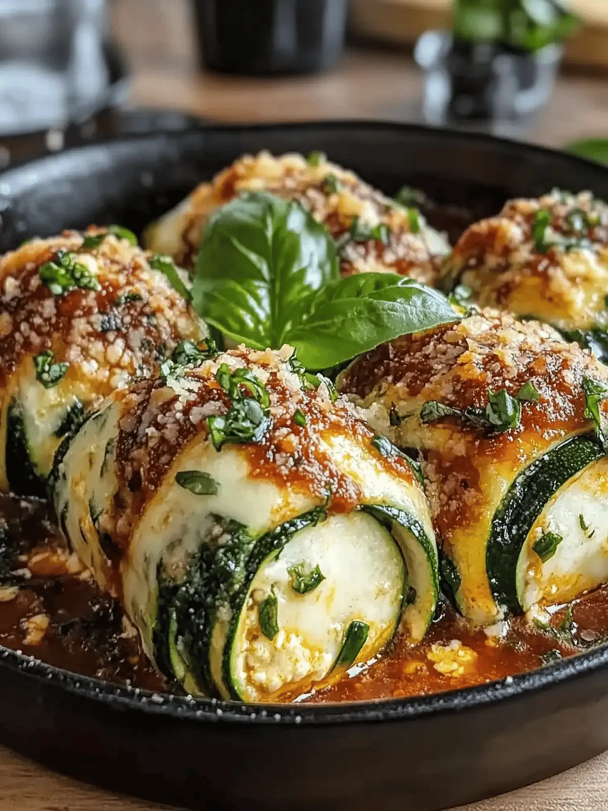Zucchini-Lasagne-Rollen: Ein köstliches Rezept für alle Anlässe