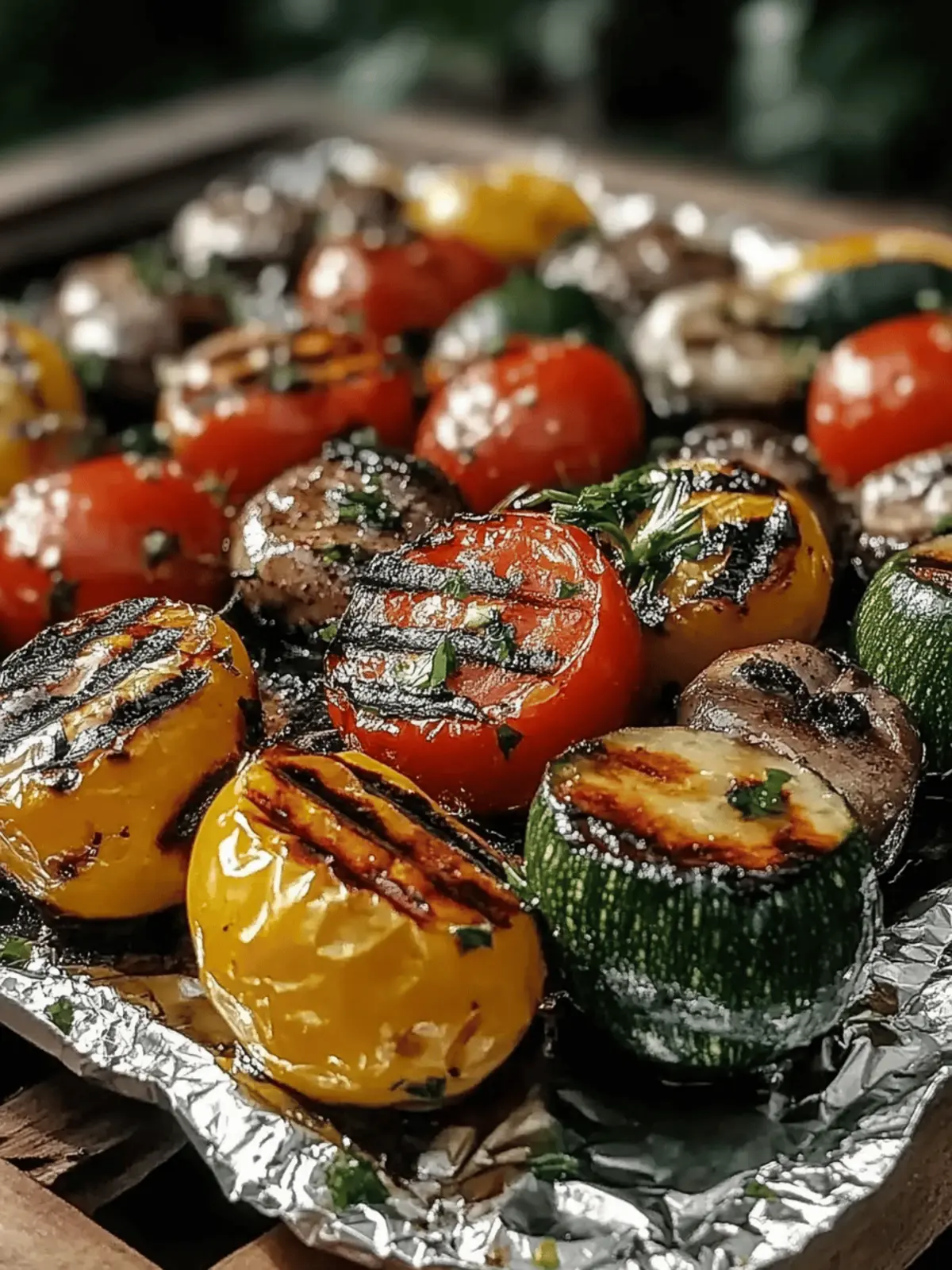 Grilled vegetable packets: A delight for the senses