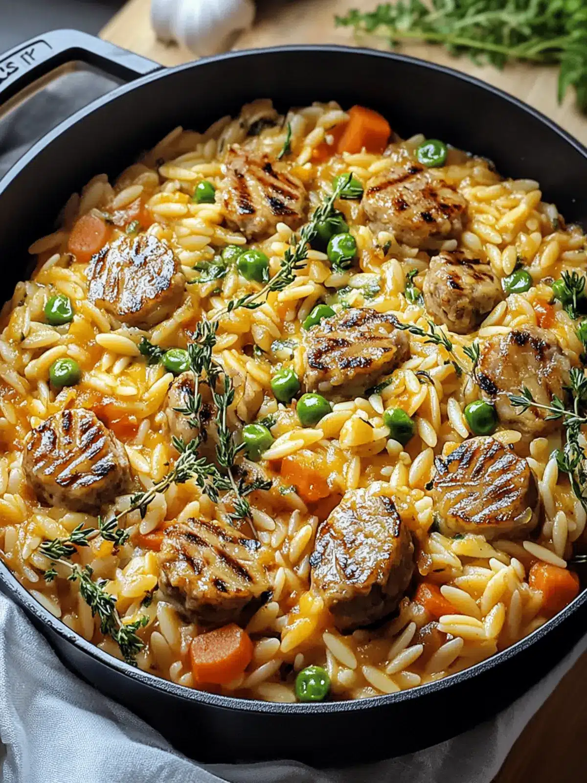 Onepot Orzo-Wikinger-Topf