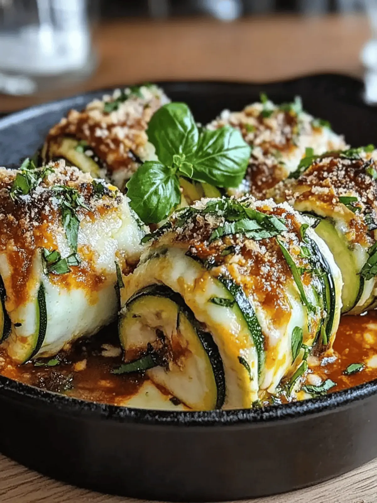 Zucchini-Lasagne-Rollen: Ein köstliches Rezept für alle Anlässe