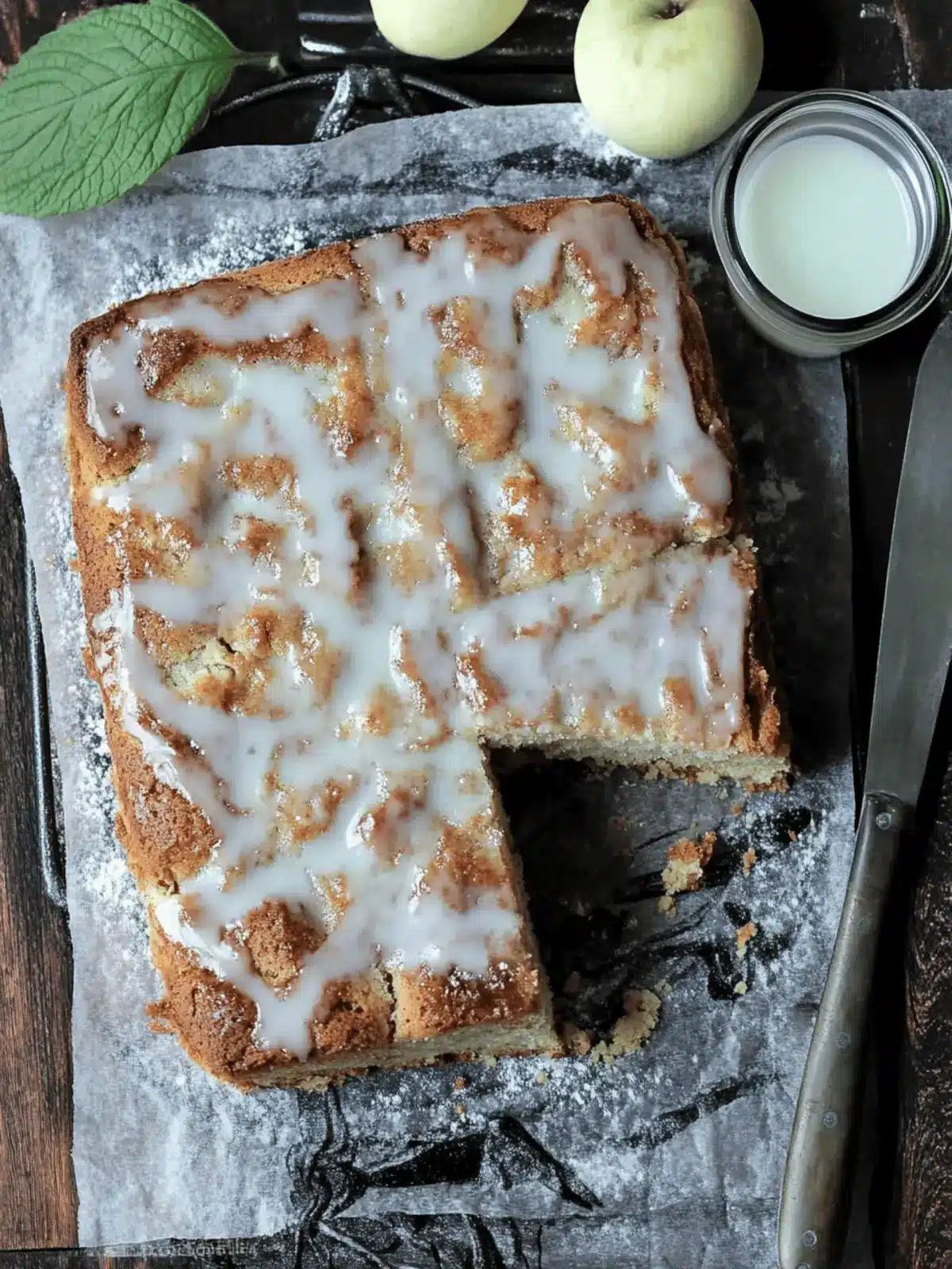 Zimtschnecken Kuchen ohne Hefe vom Blech