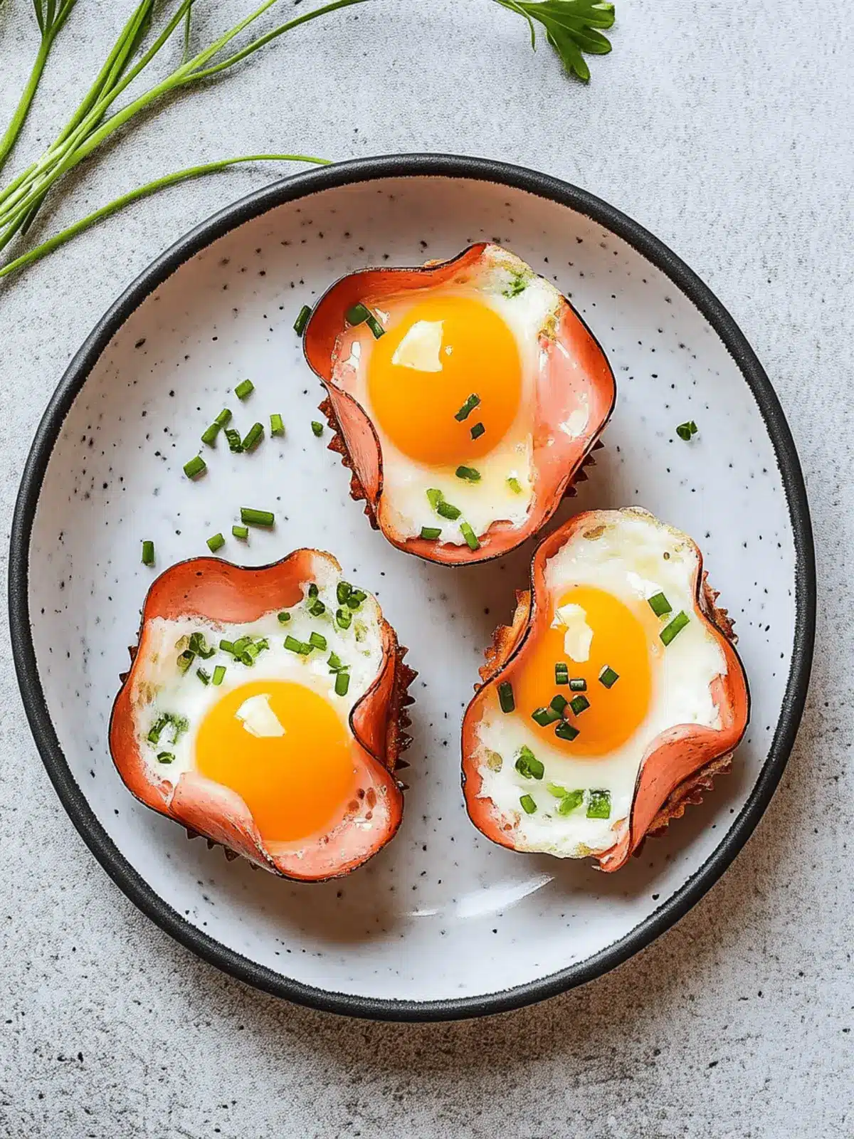 Frühstücksmuffins mit Ei
