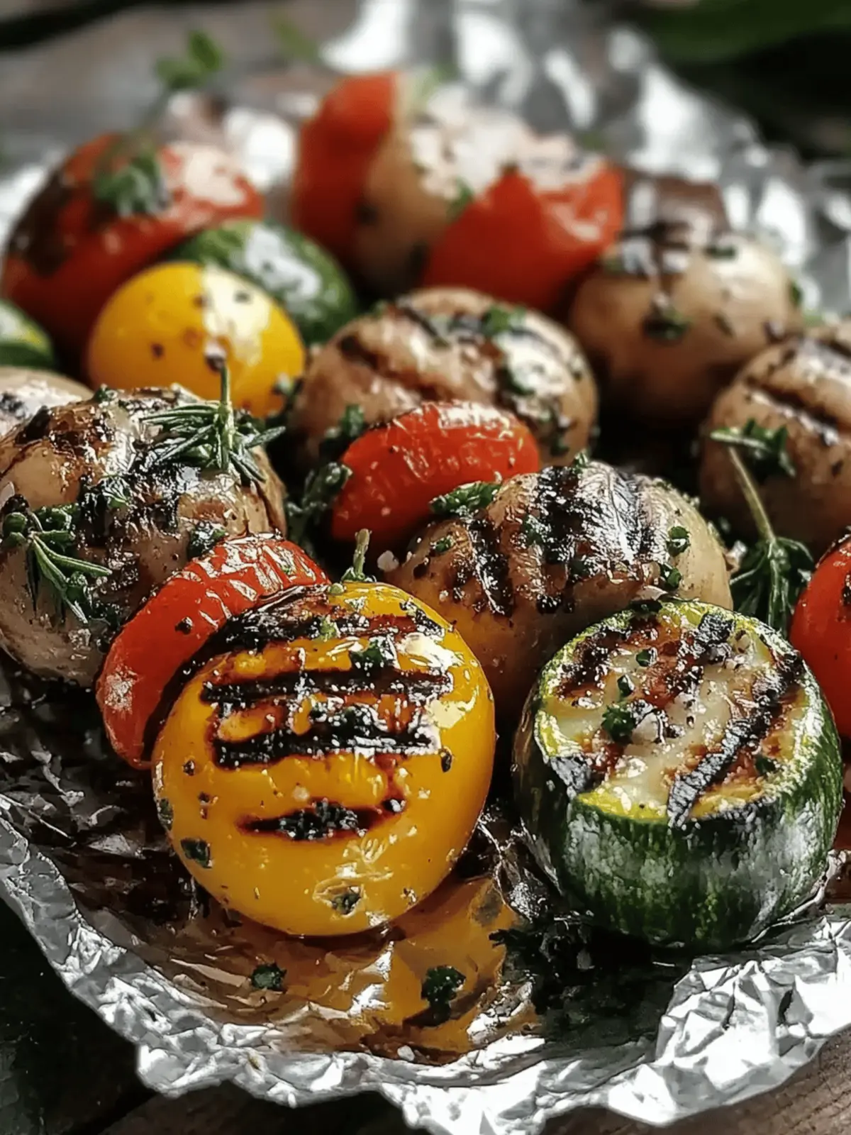 Grilled vegetable packets: A delight for the senses