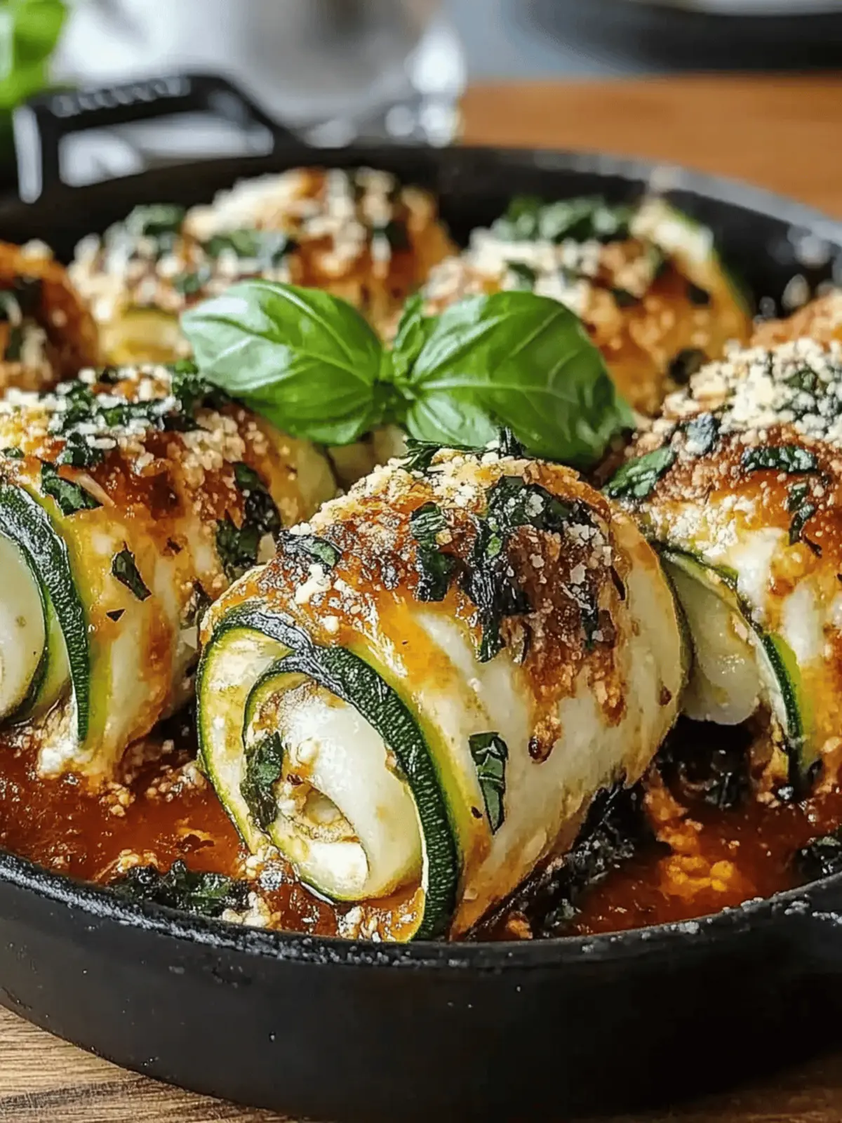 Zucchini-Lasagne-Rollen: Ein köstliches Rezept für alle Anlässe