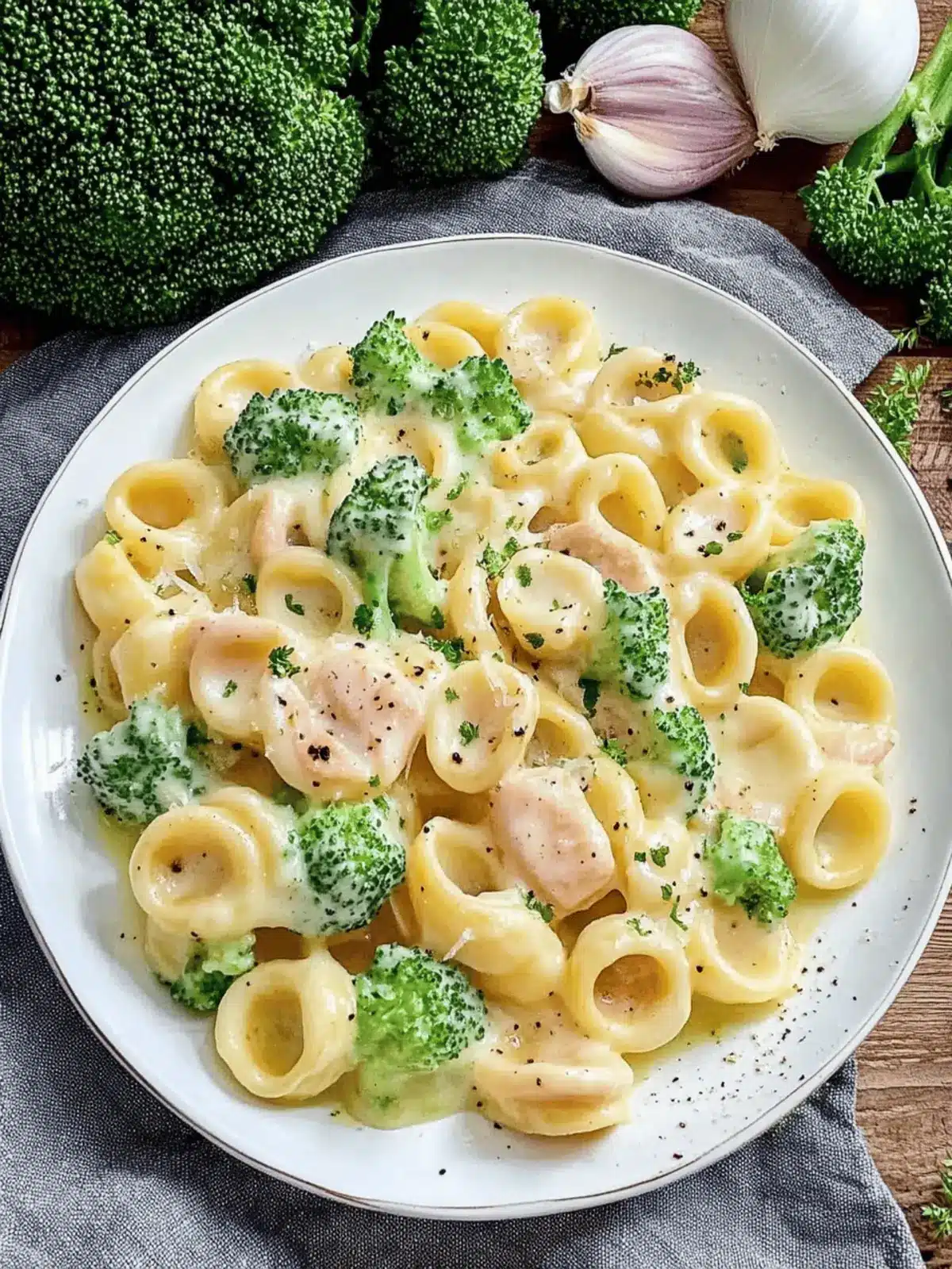 Brokkoli Schinken Pasta Rezept