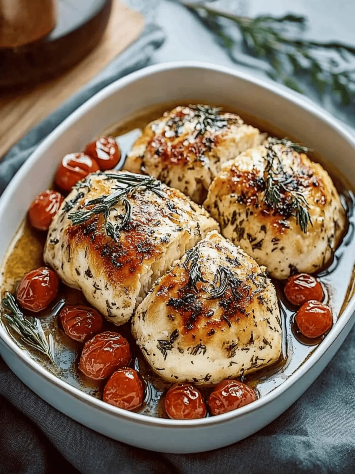 Toskanische Hähnchenbrust backen