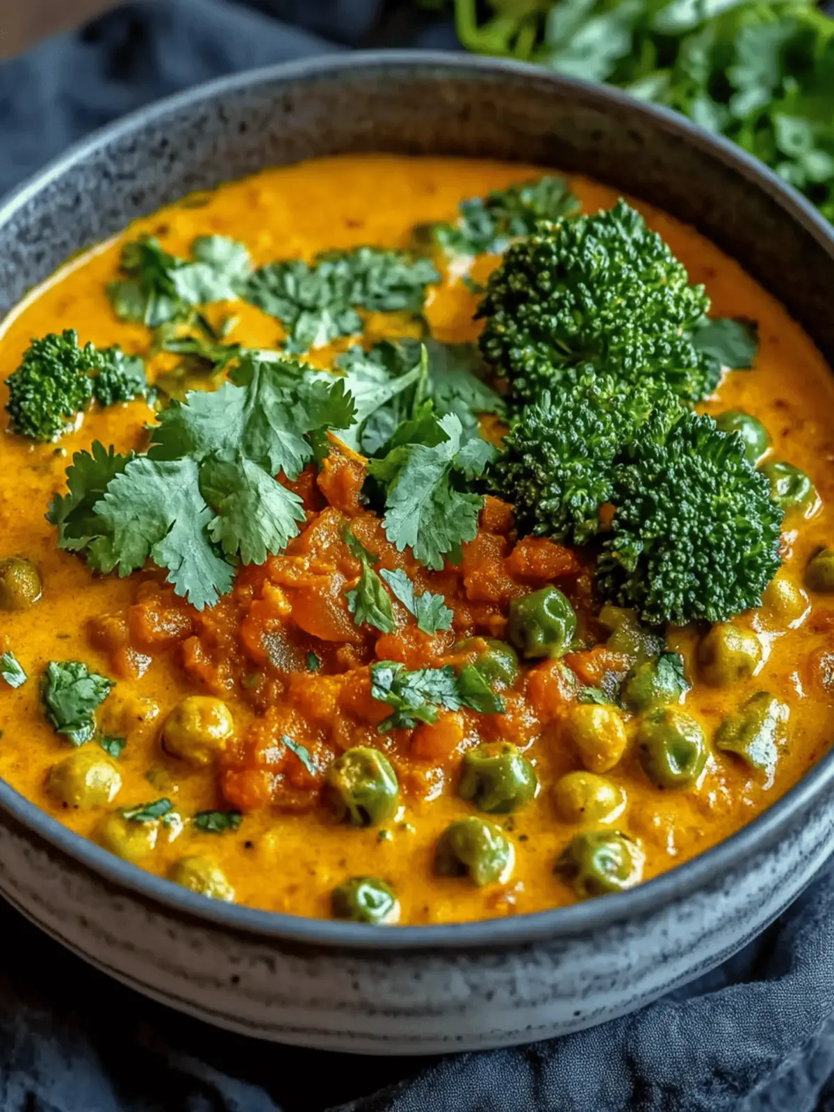 Brokkolicurry with red lentils – nutrient-rich, vegan & aromatic