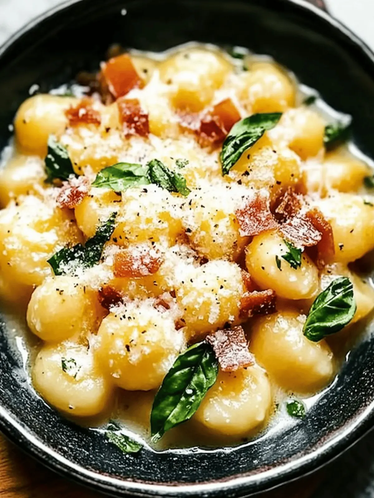 Gerichte mit Gnocchi