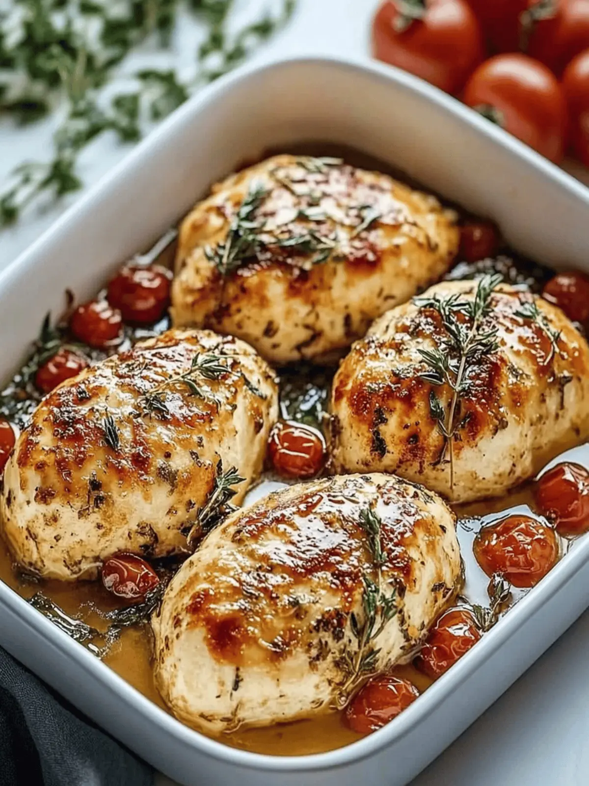 Toskanische Hähnchenbrust backen