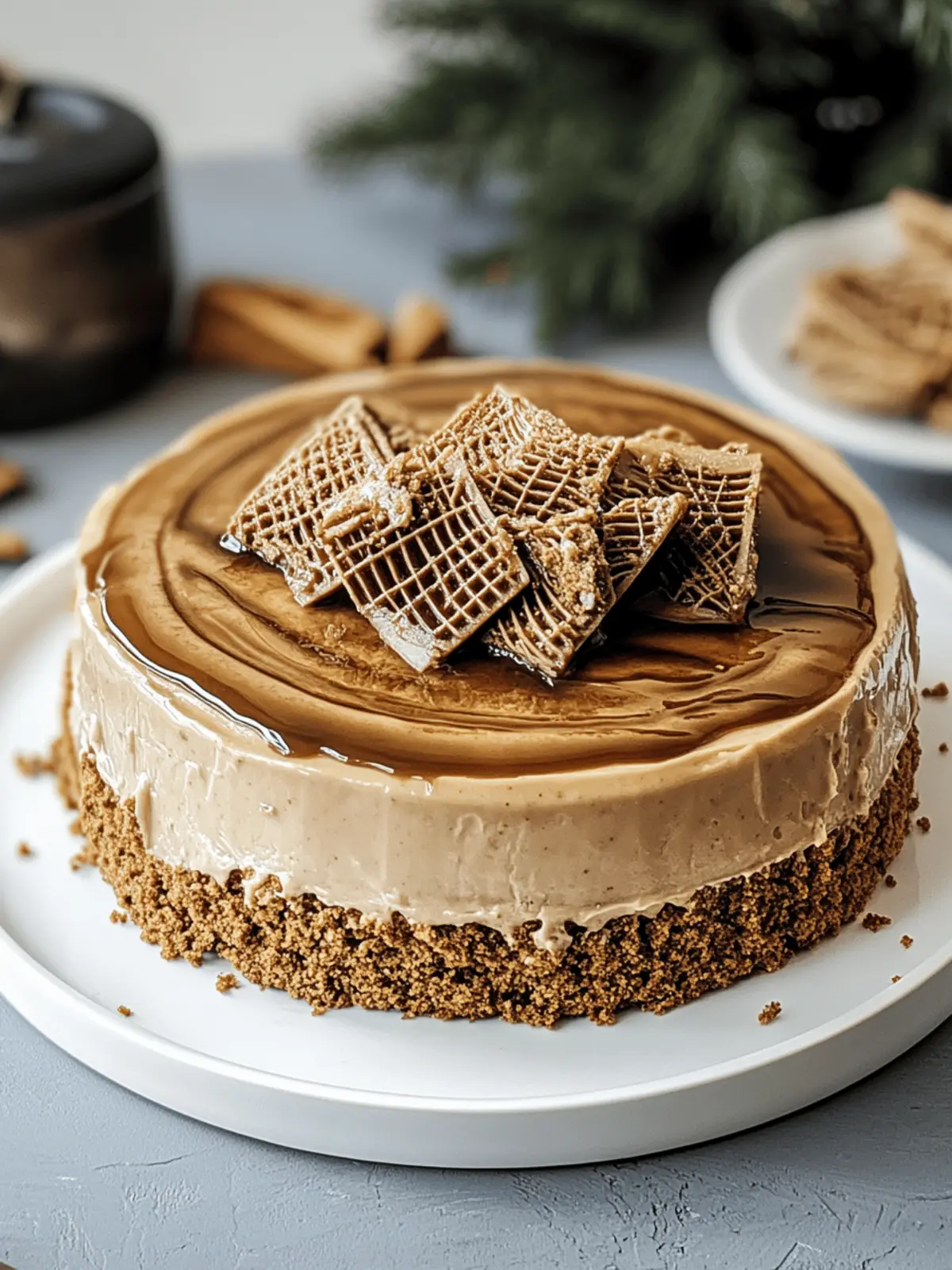 Spekulatius Karamell Käsekuchen