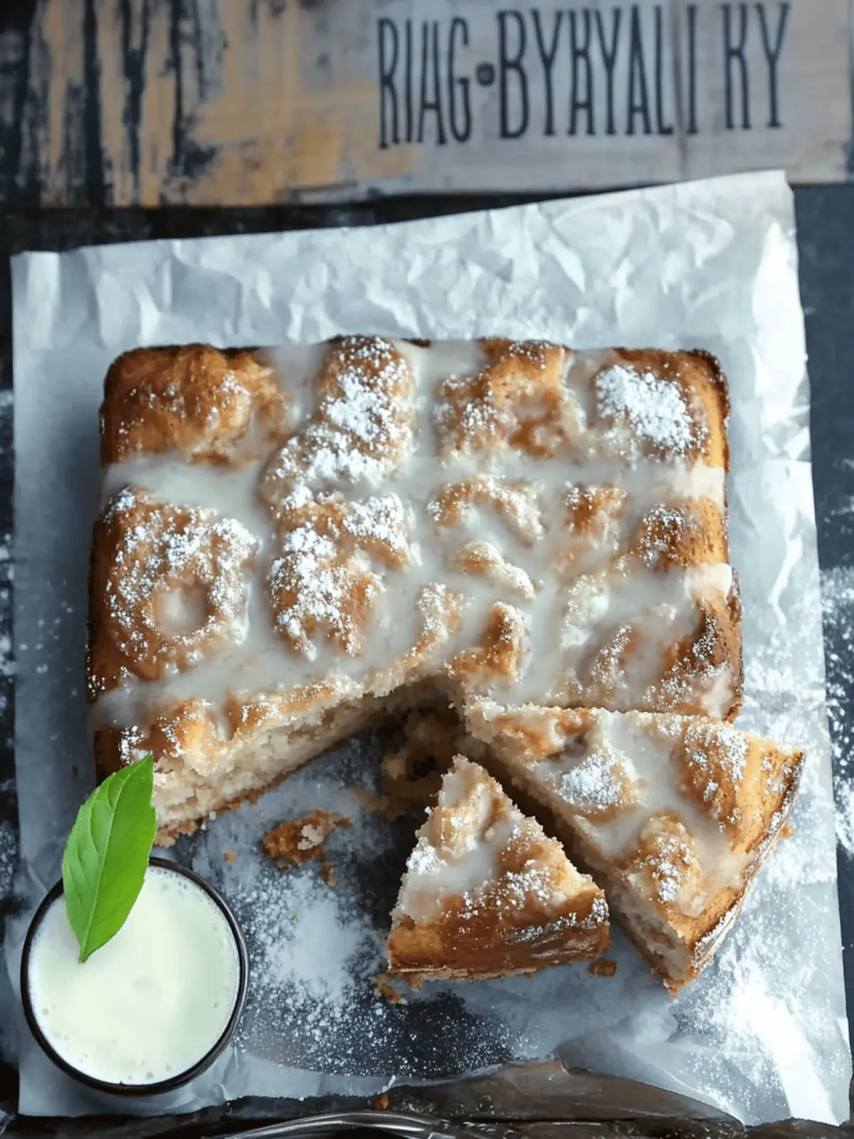 Zimtschnecken Kuchen ohne Hefe vom Blech