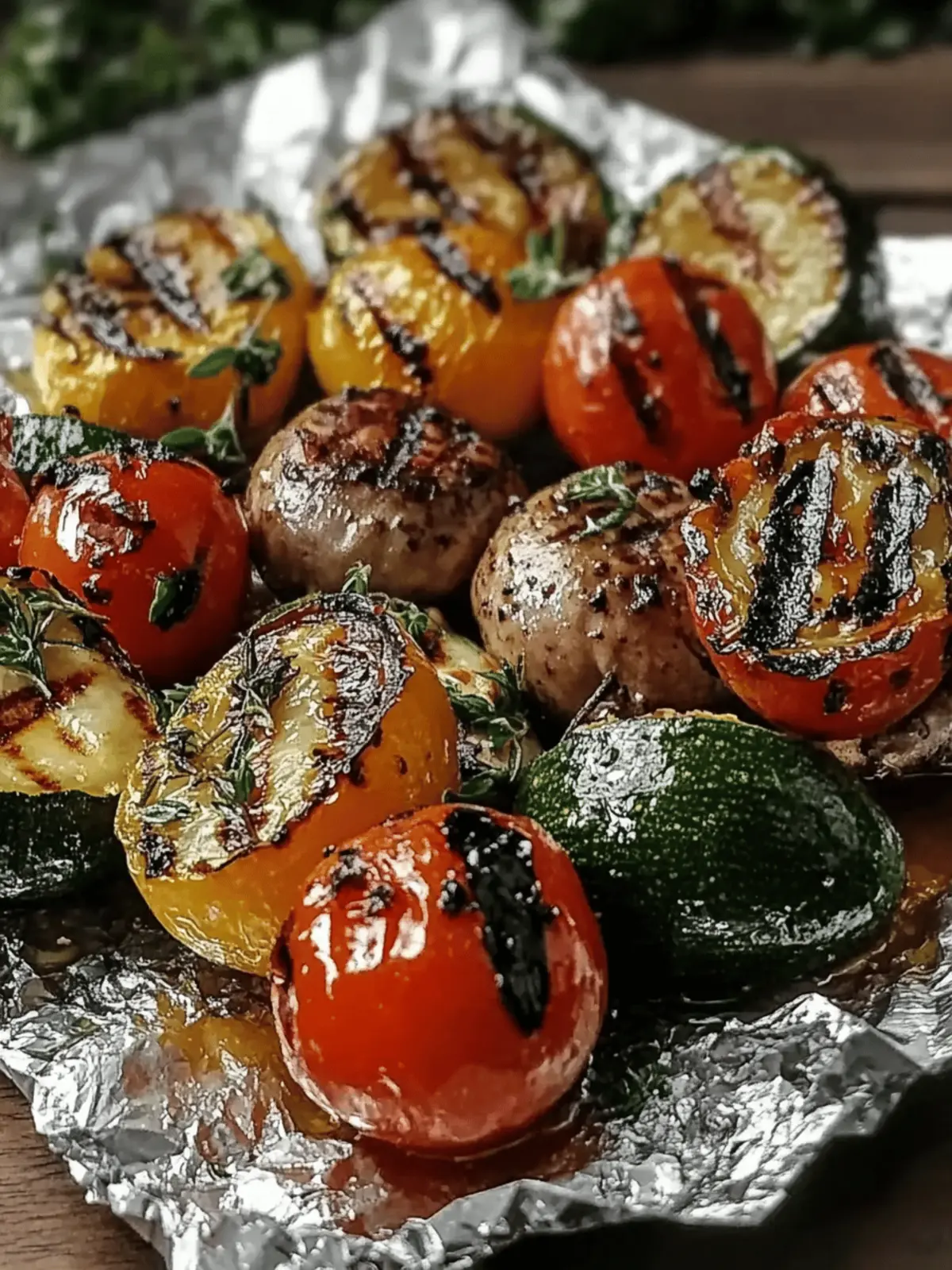 Grilled vegetable packets: A delight for the senses