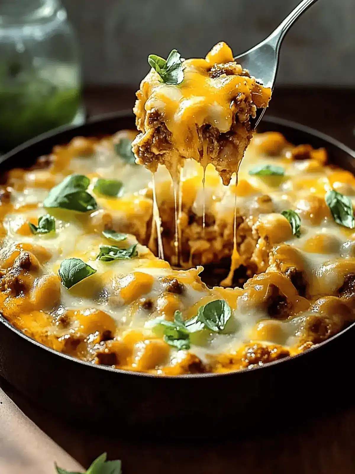 Cheeseburger Auflauf