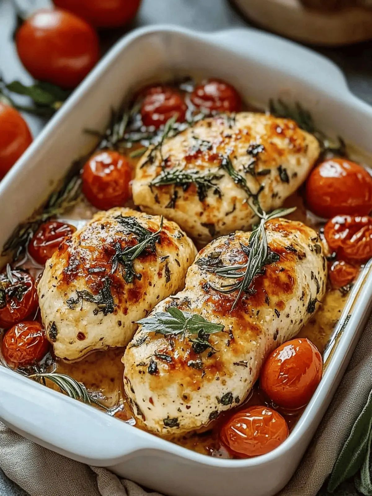 Toskanische Hähnchenbrust backen