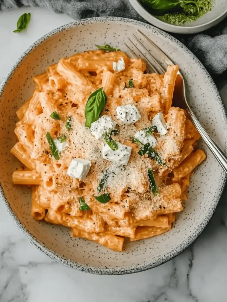 Proteinnudeln mit Hüttenkäse