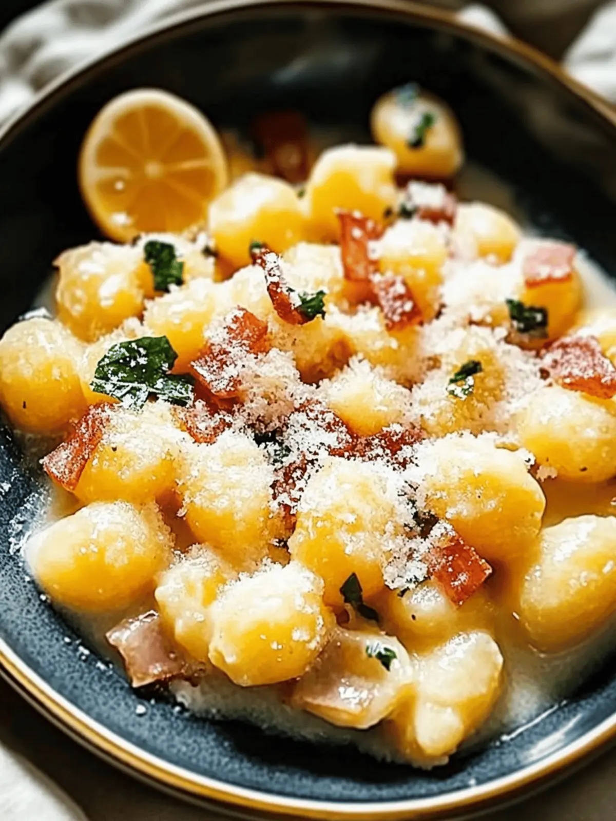 Gerichte mit Gnocchi