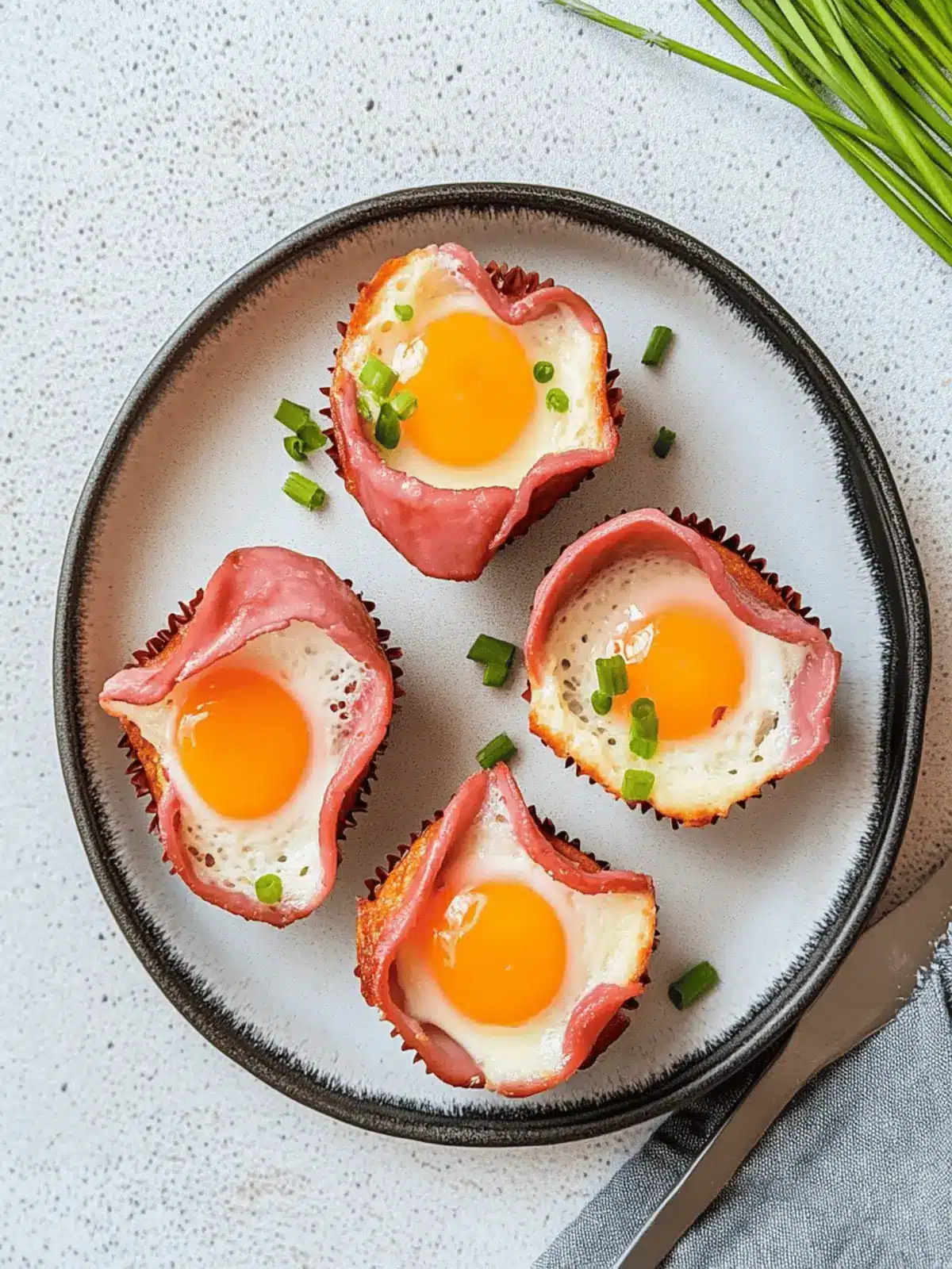 Frühstücksmuffins mit Ei