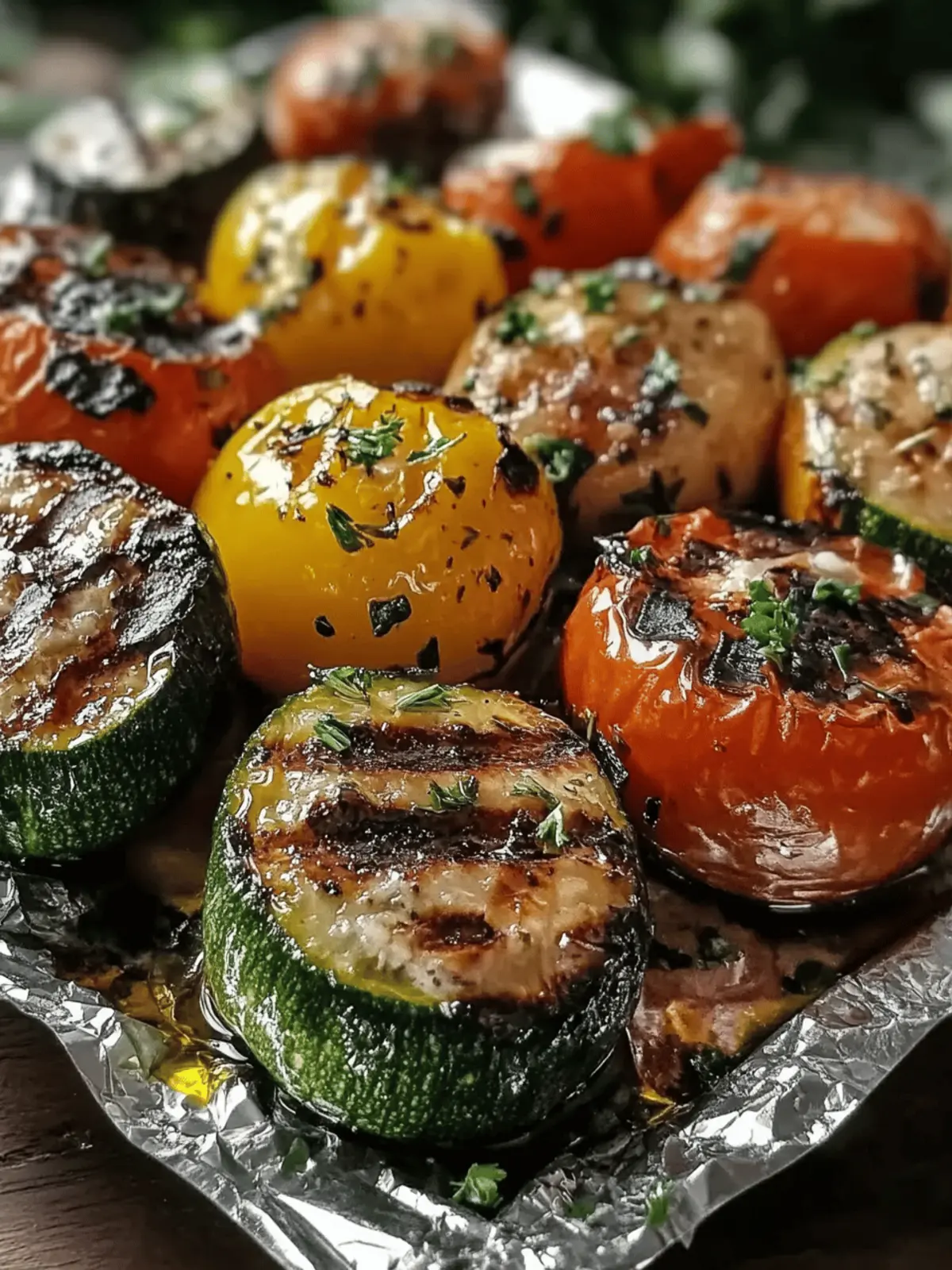 Grilled vegetable packets: A delight for the senses
