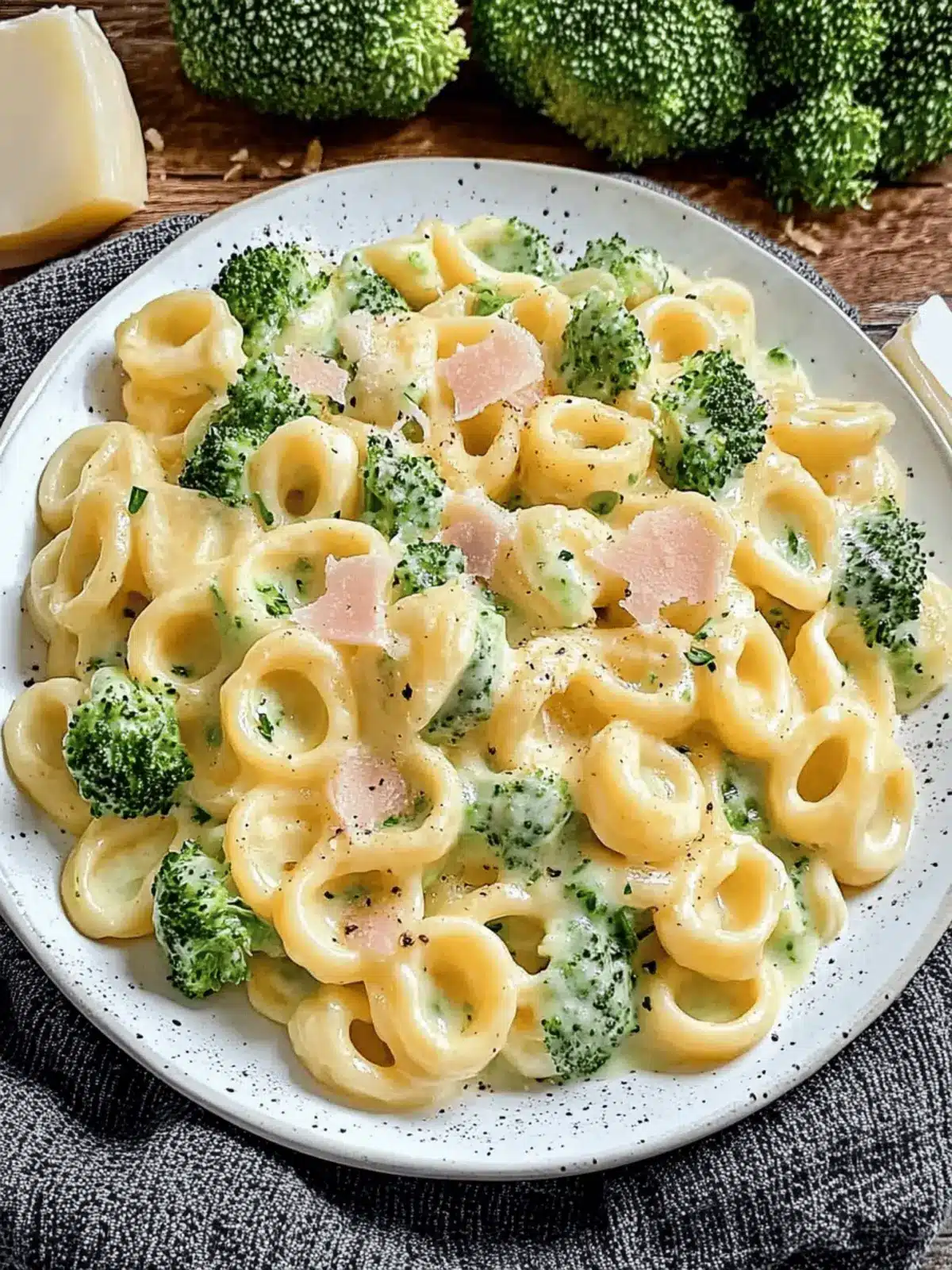 Brokkoli Schinken Pasta Rezept