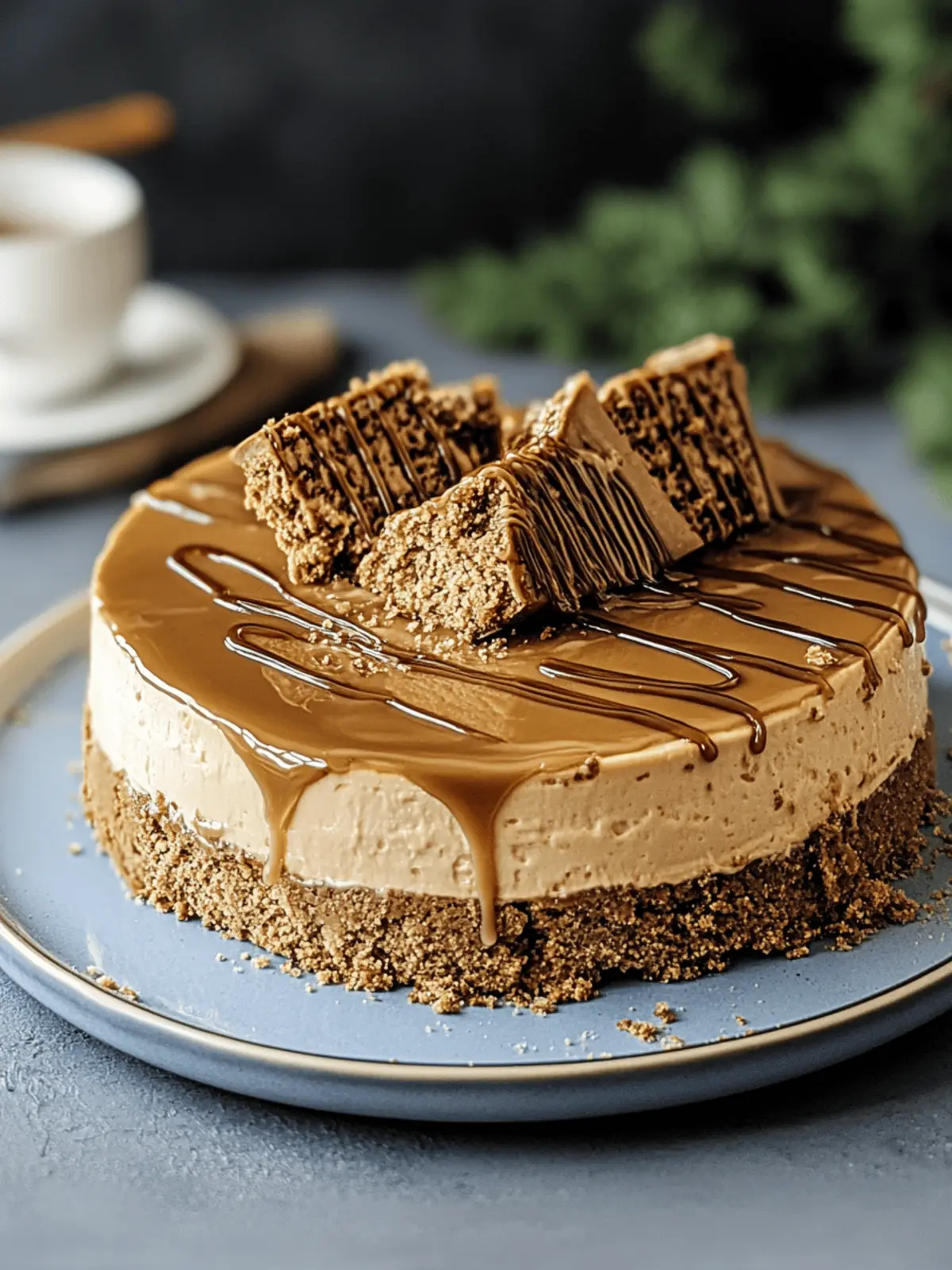 Spekulatius Karamell Käsekuchen