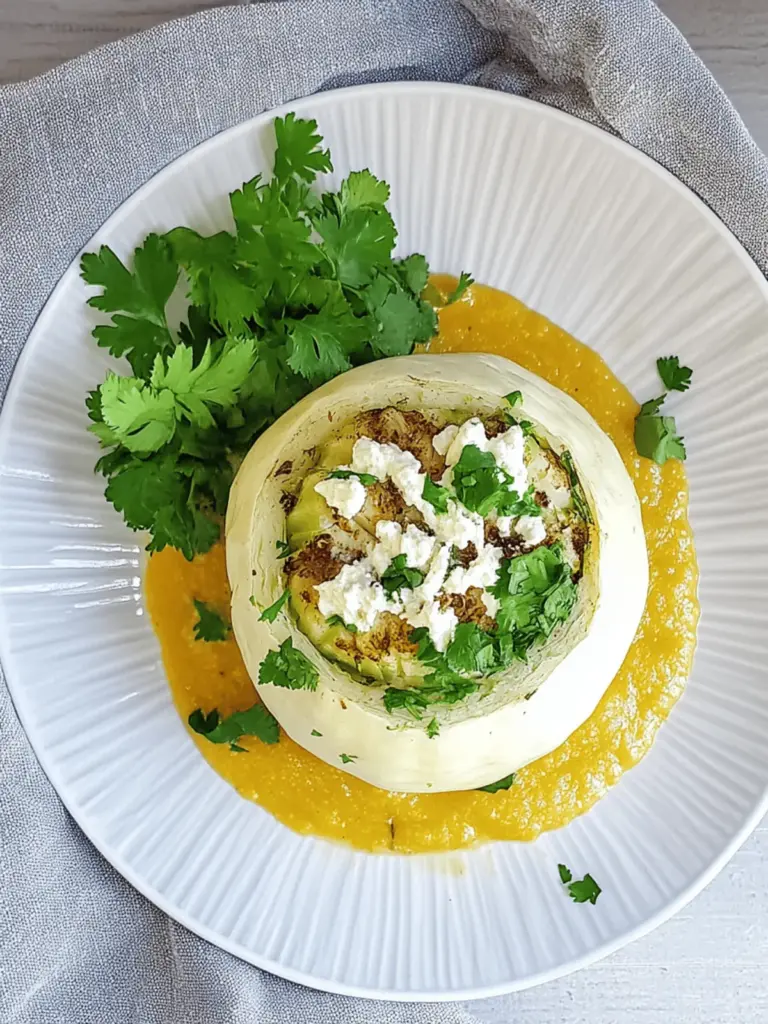 Gefüllte Kohlrabi low carb