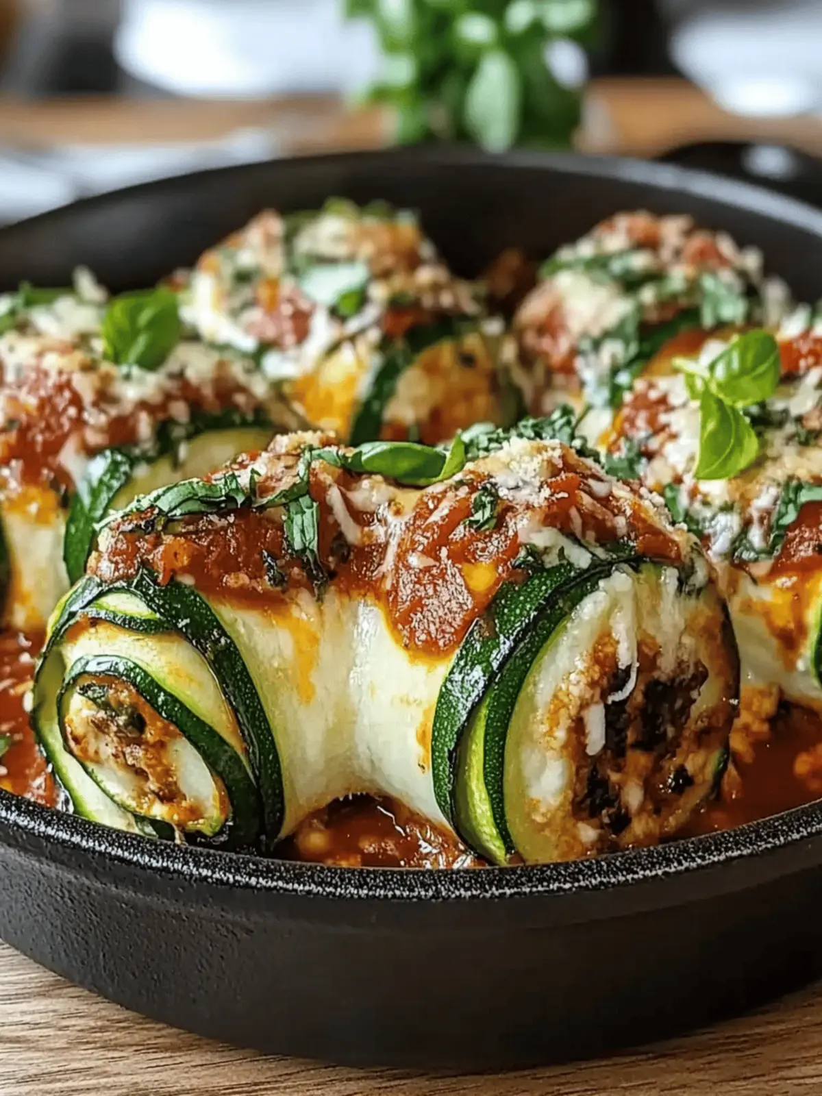 Zucchini-Lasagne-Rollen: Ein köstliches Rezept für alle Anlässe