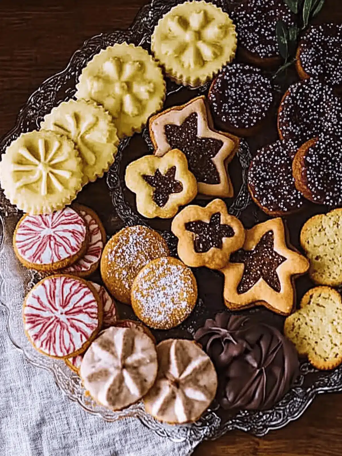 Weihnachtskekse backen