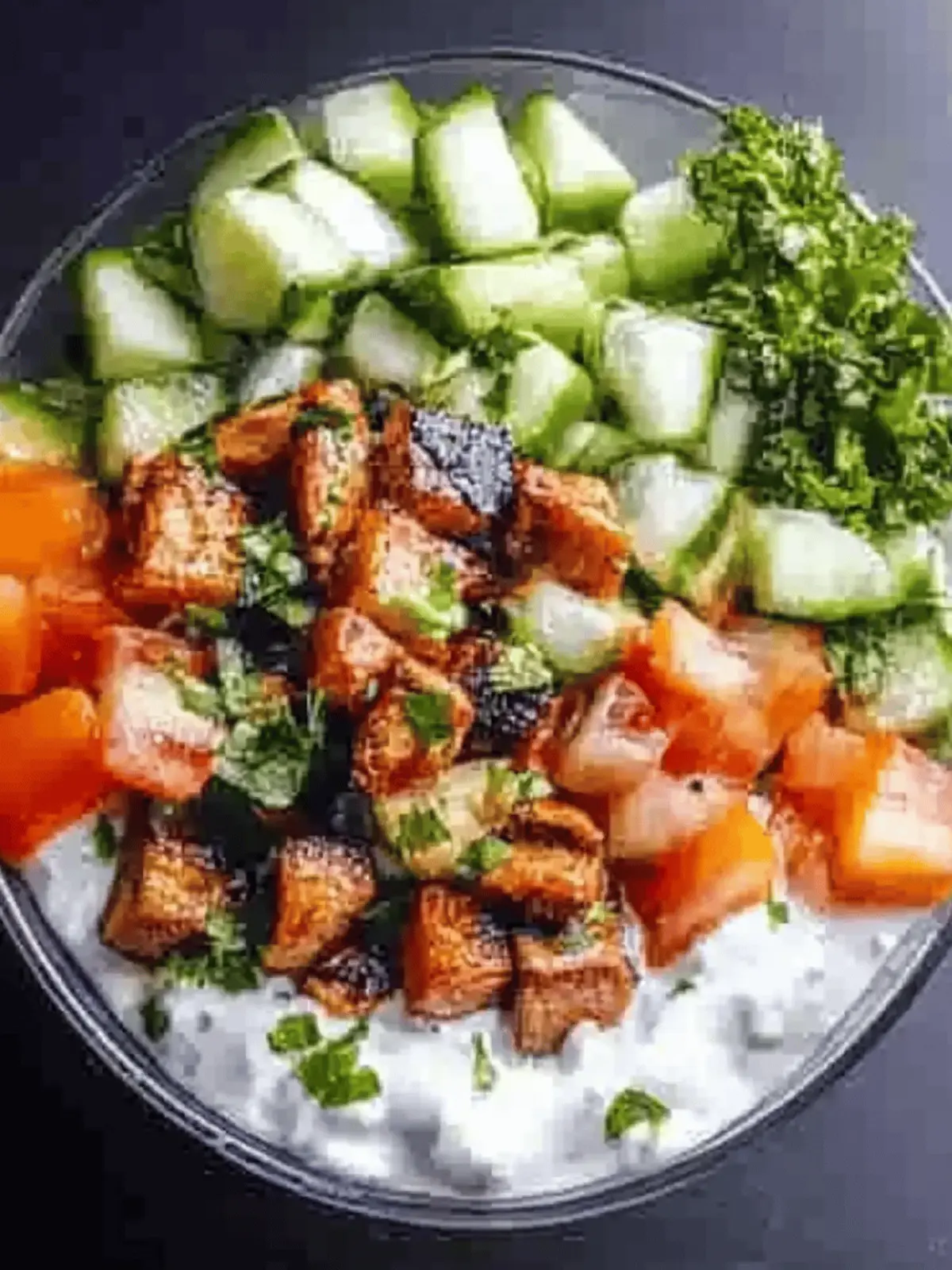 gesundes Mittagessen