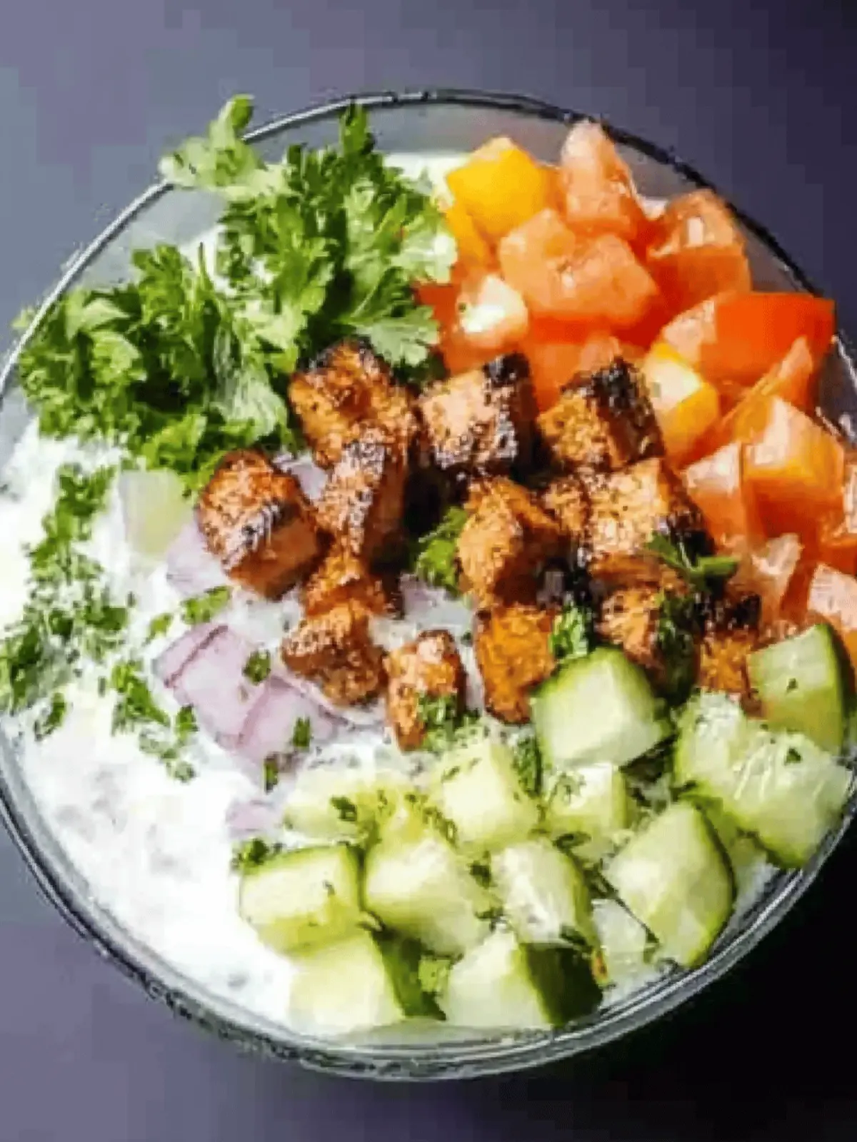 gesundes Mittagessen