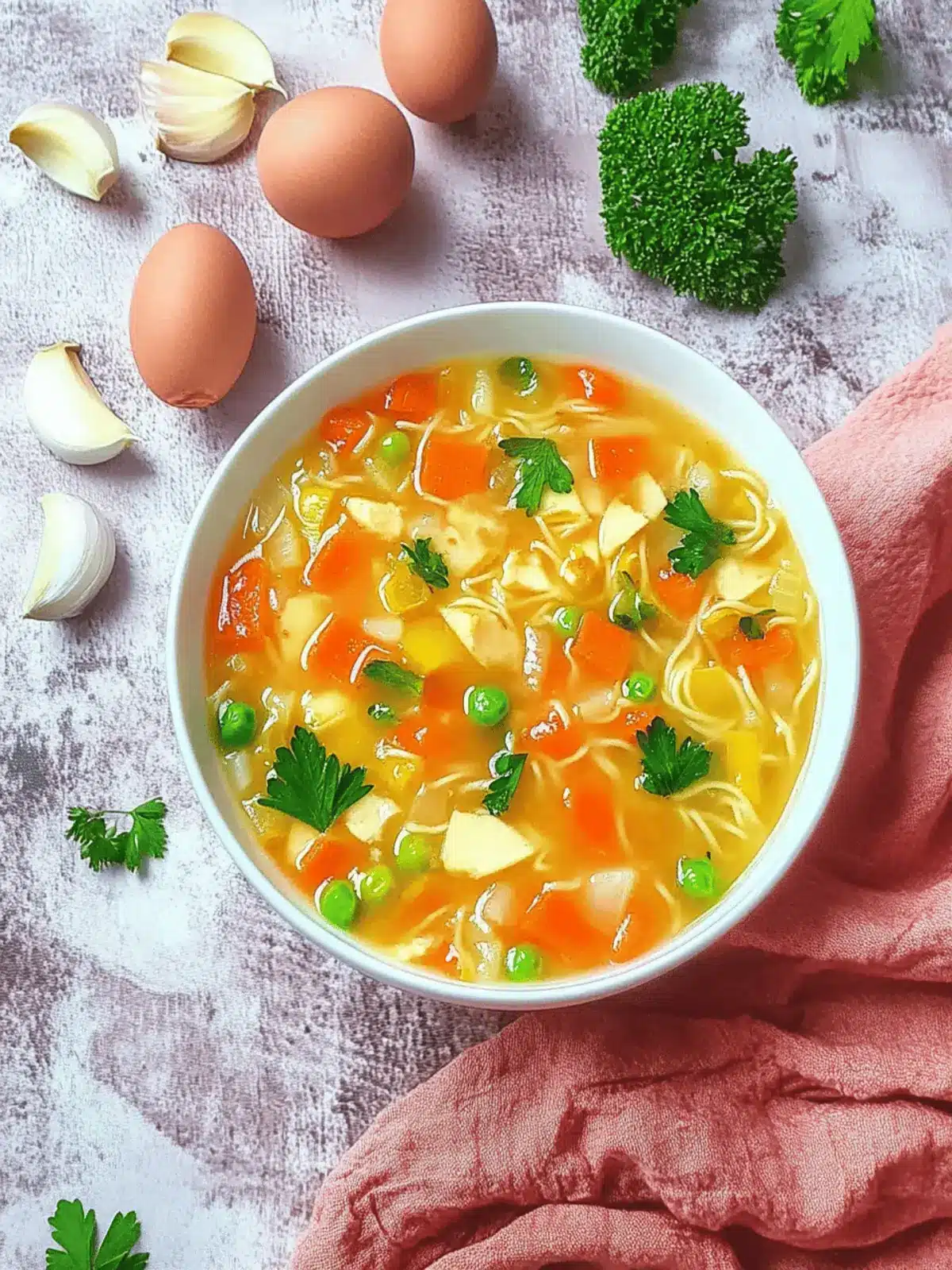 gesundes Mittagessen