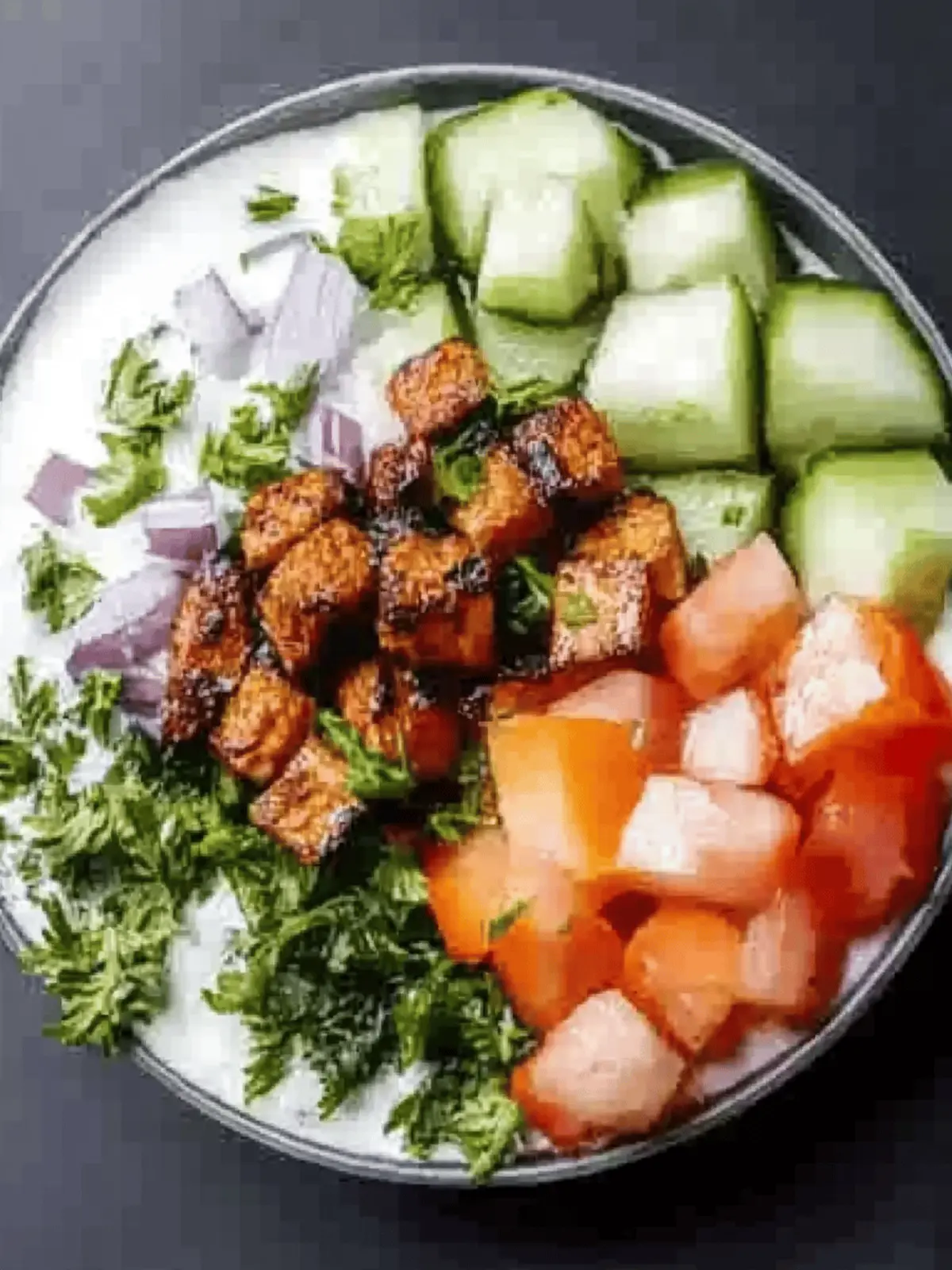 gesundes Mittagessen