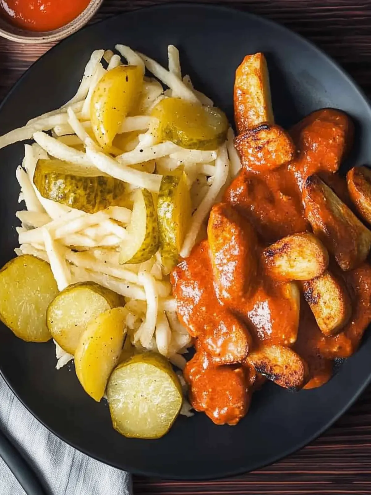 Hausgemachte Currywurst