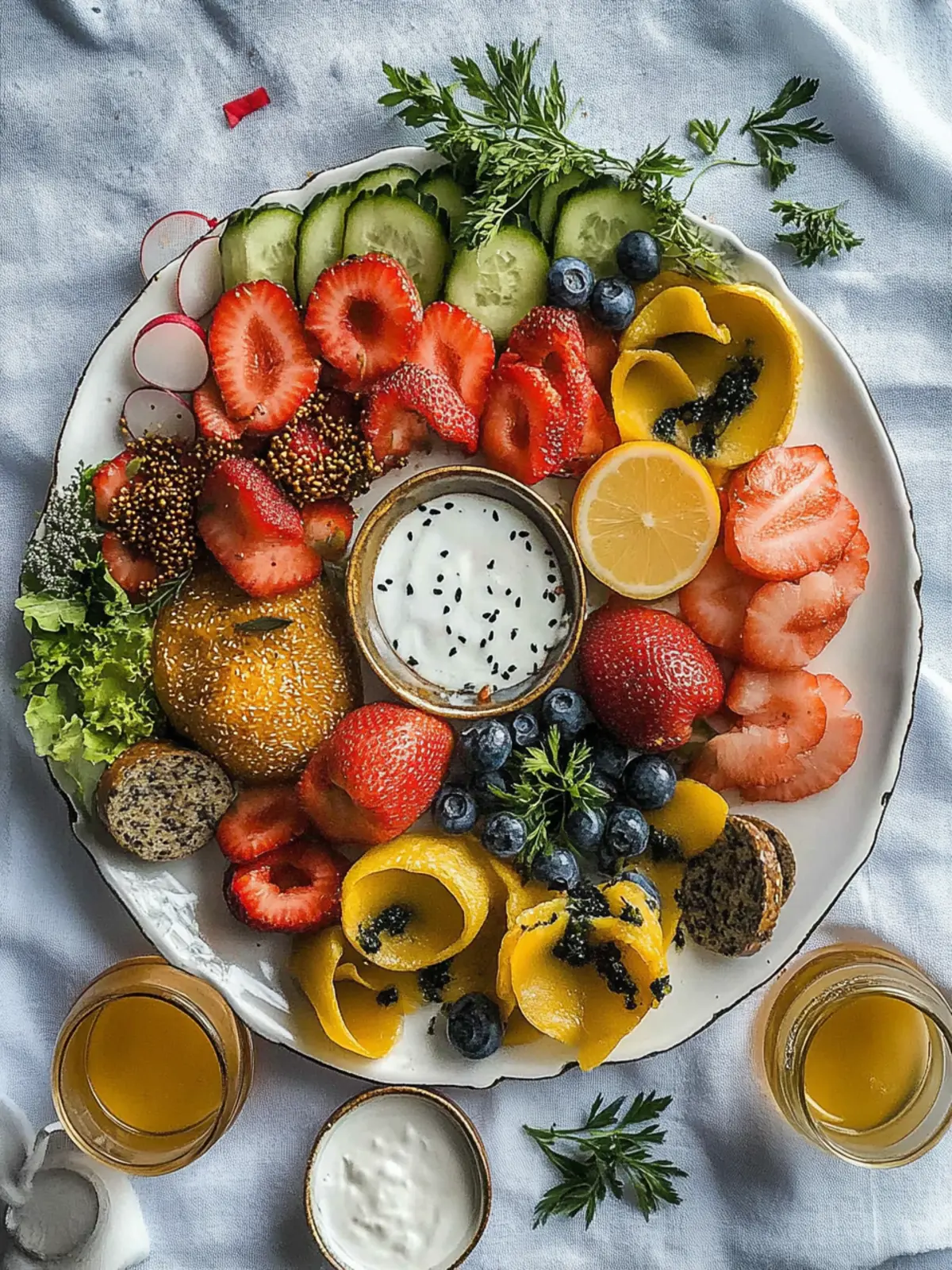 Festliche Lachsplatte