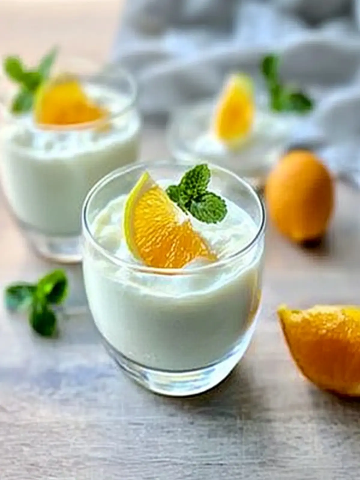 Orangencreme Nachtisch