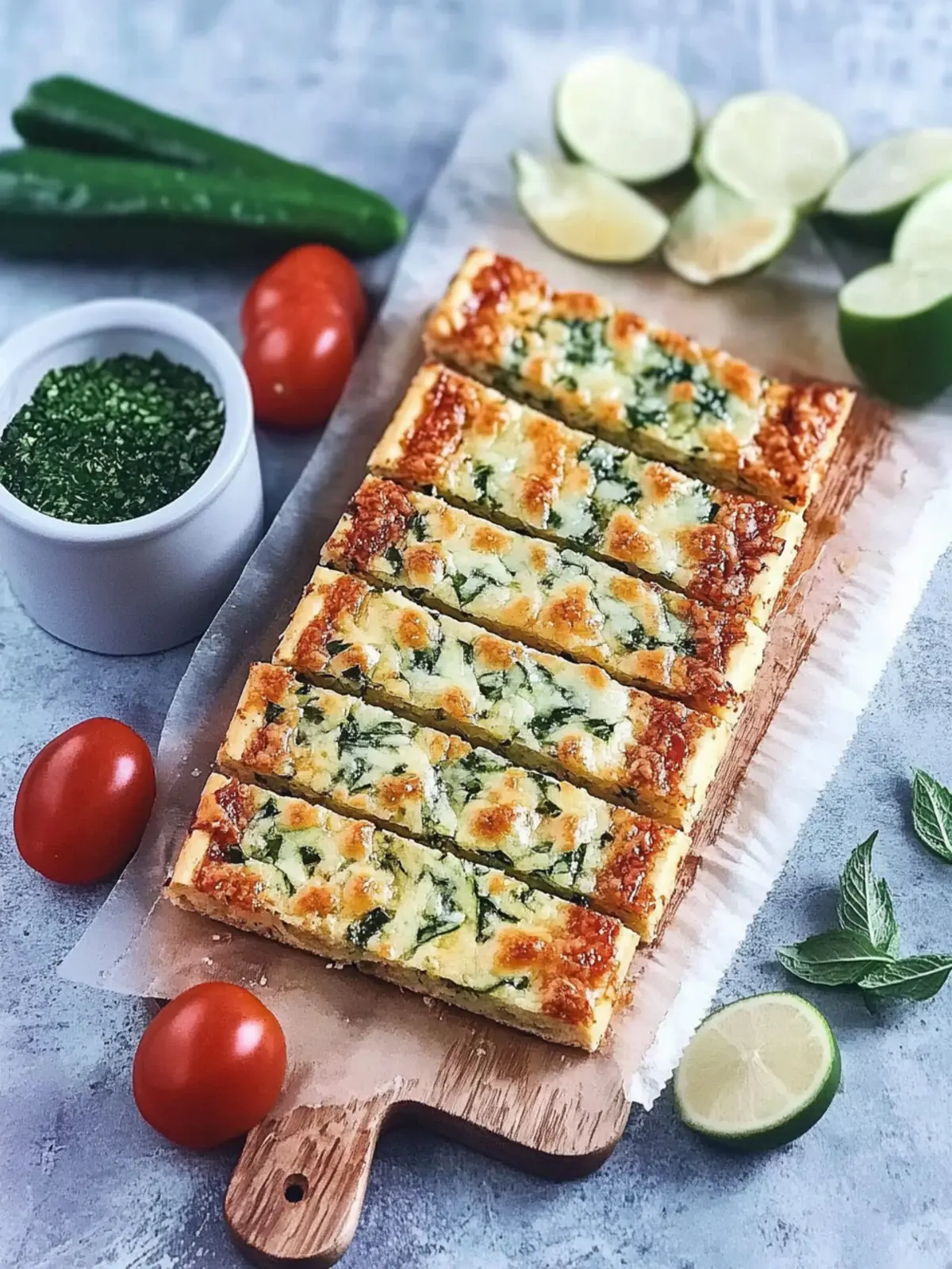 Zucchini Brotstäbchen