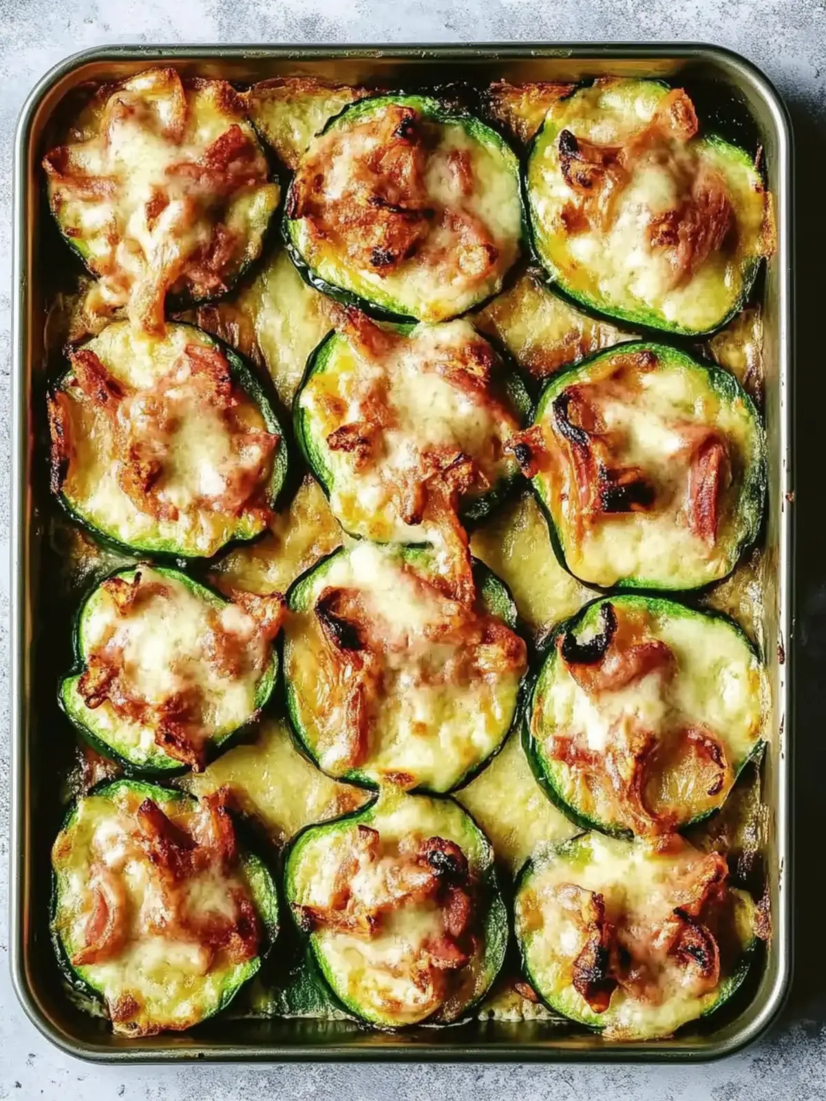 Mini-Zucchini-Pizzen