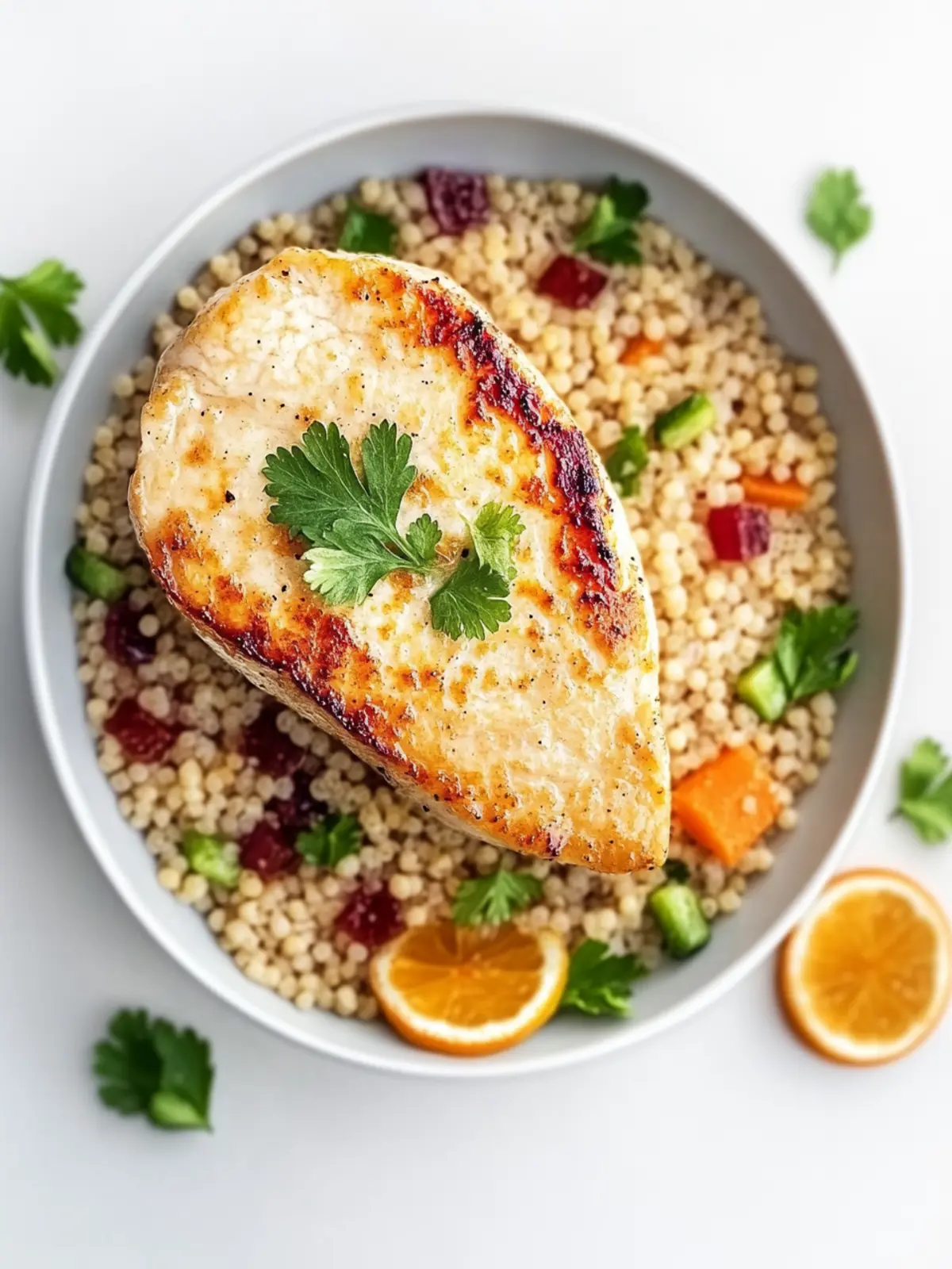Putenfilet mit Quinoa-Pilaf