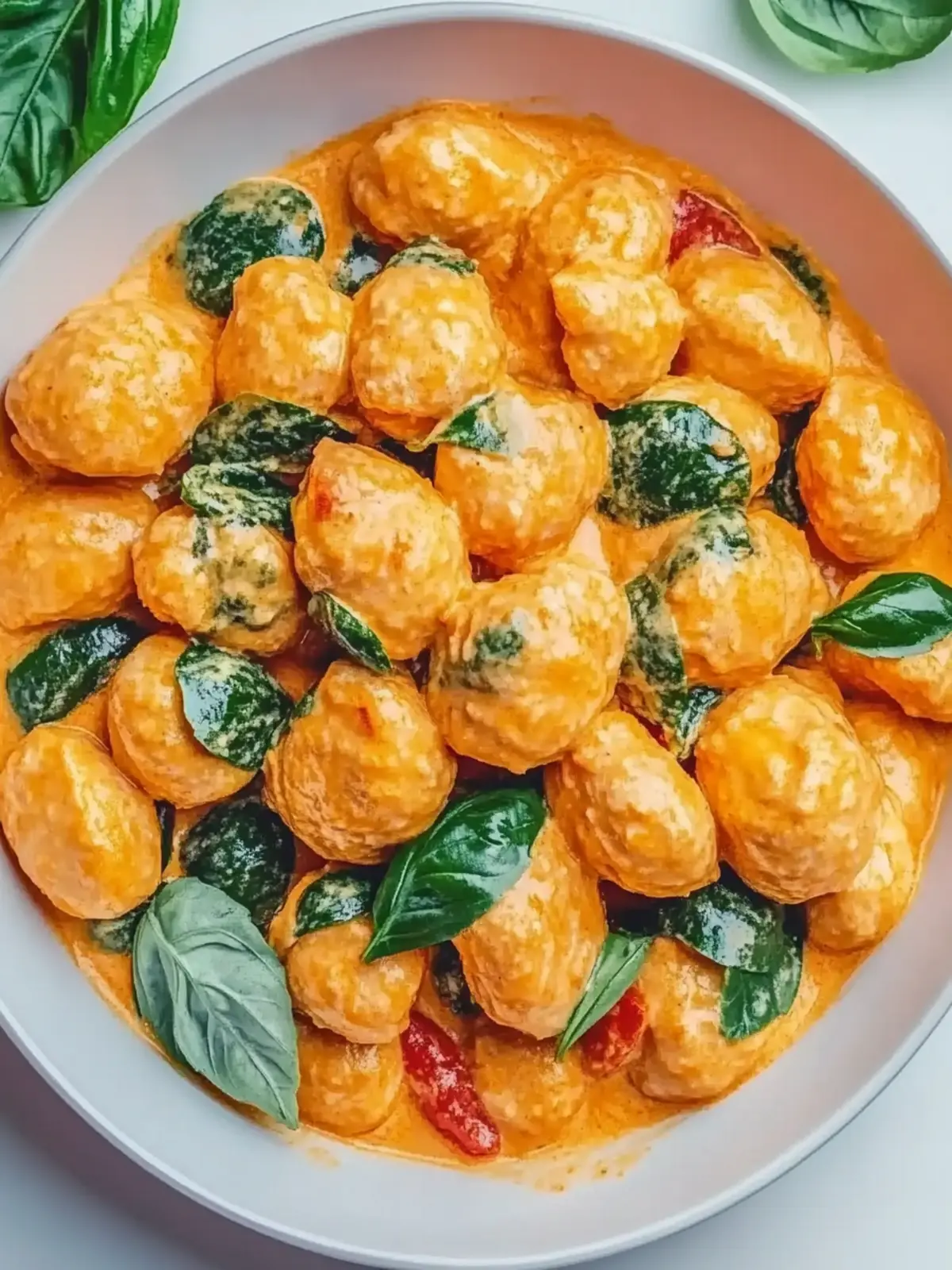 Quick Gnocchi Pan with Tomato & Spinach