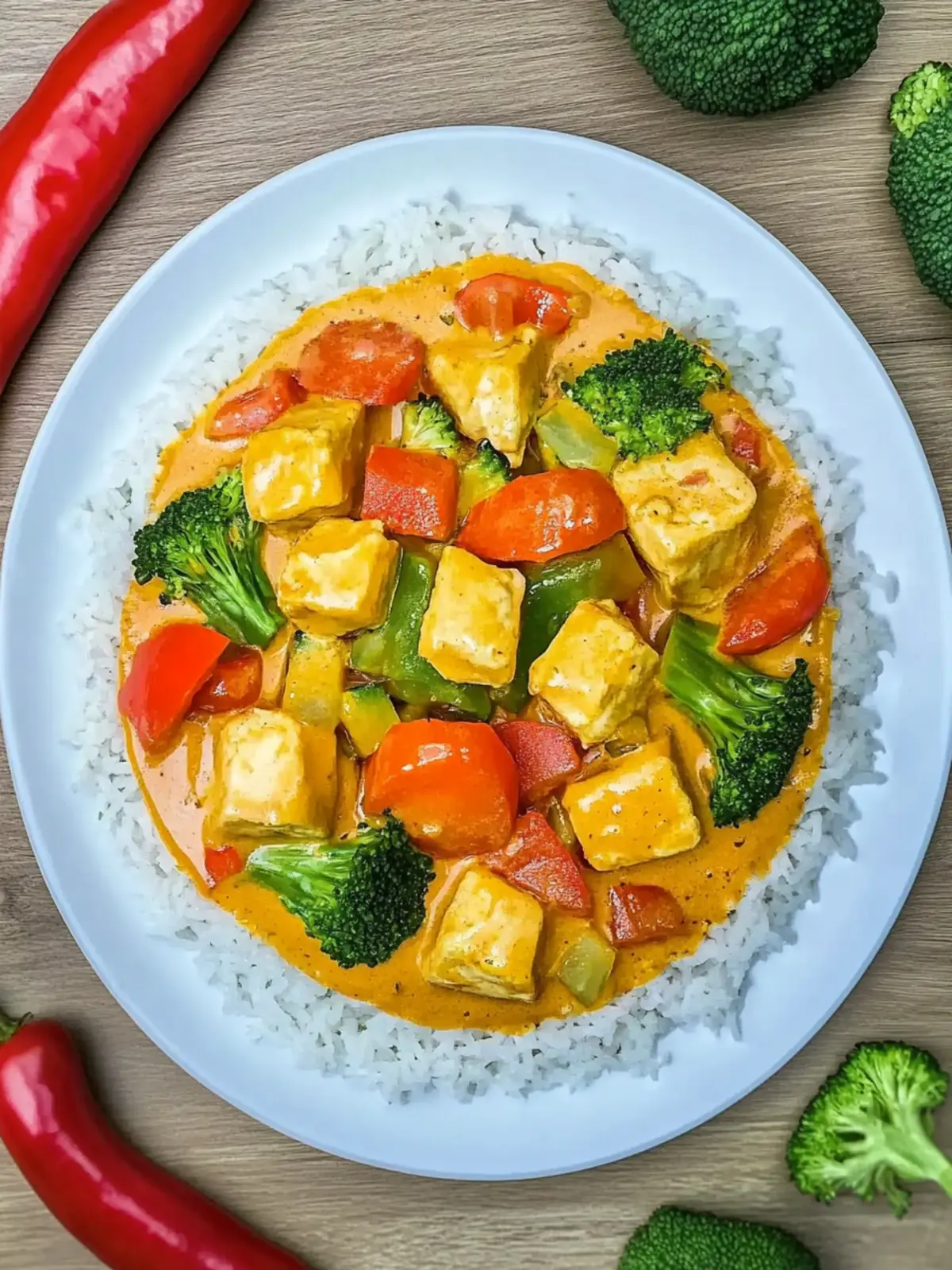 Quick chicken curry with rice