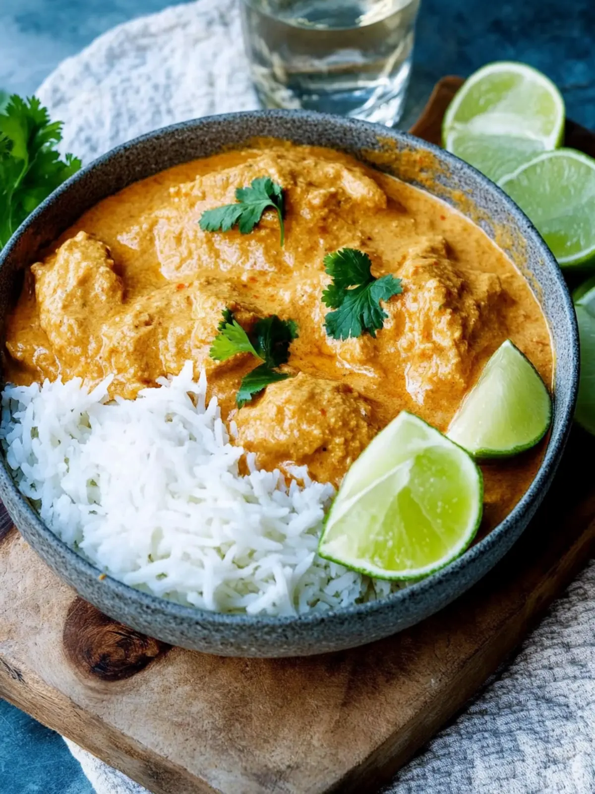 Butterhähnchen mit Reis