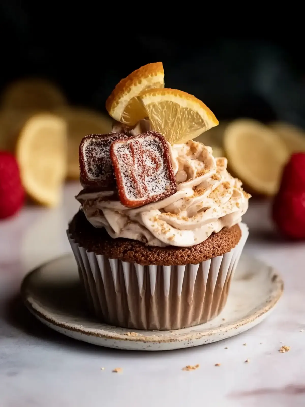 Schoko Spekulatius Cupcakes