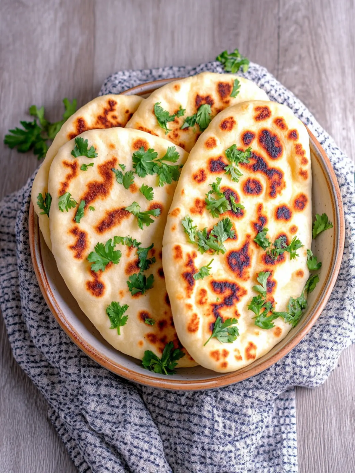 Schnelles Pfannenbrot ohne Hefe