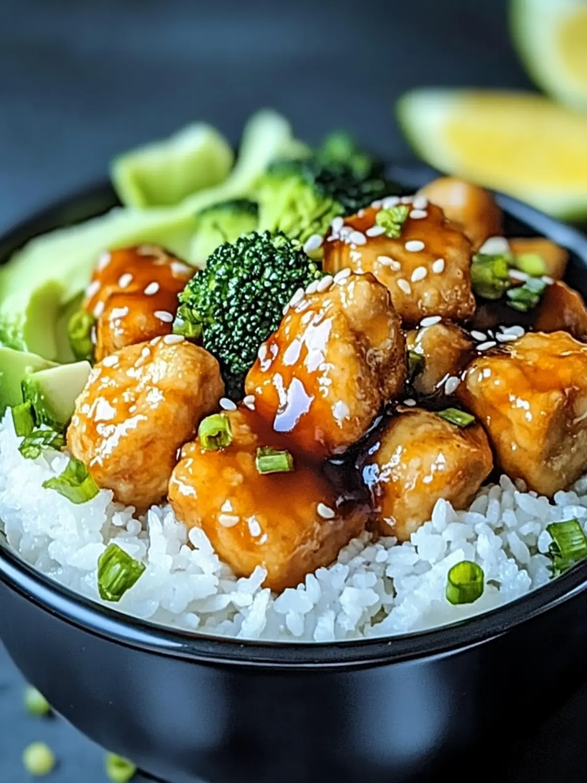 Teriyaki-Chicken mit Reis
