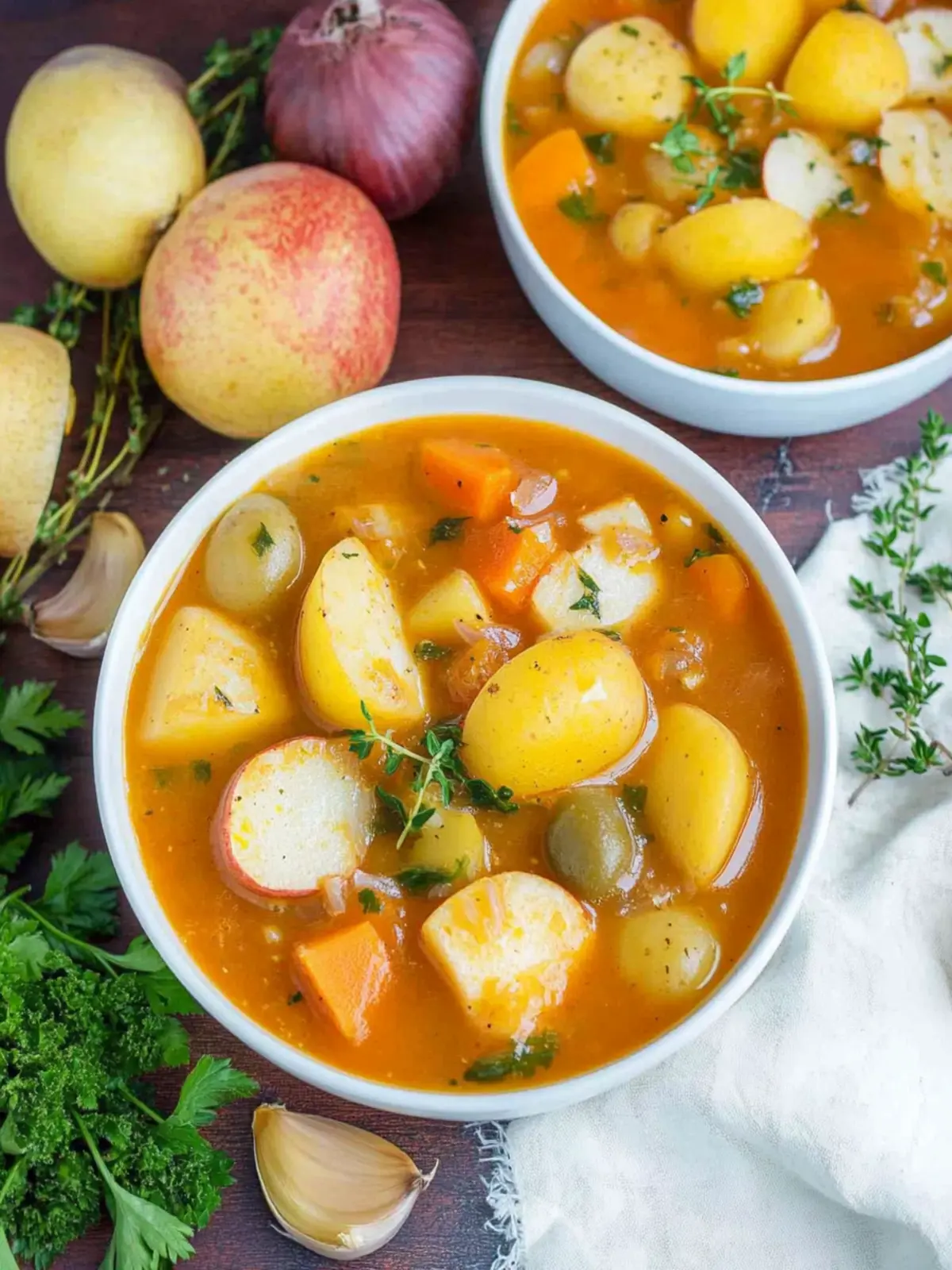 Kürbisgulasch mit Kartoffeln