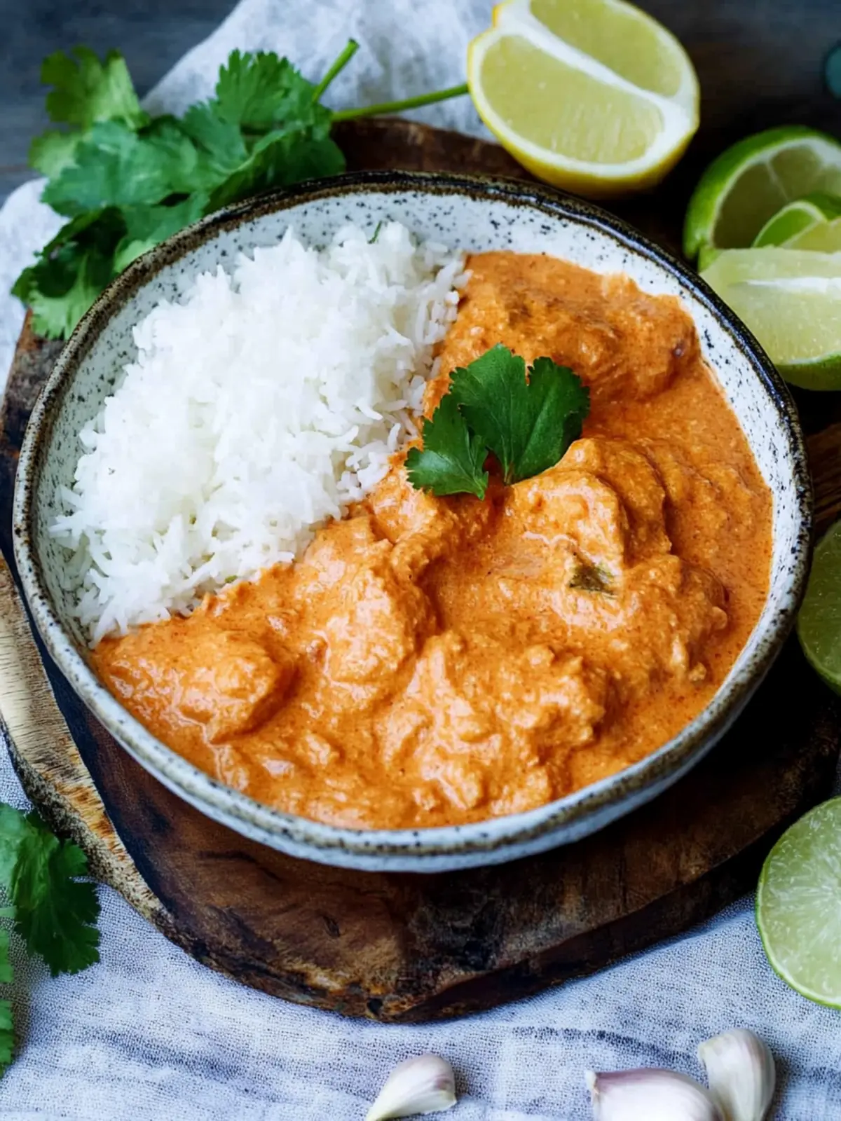 Butterhähnchen mit Reis