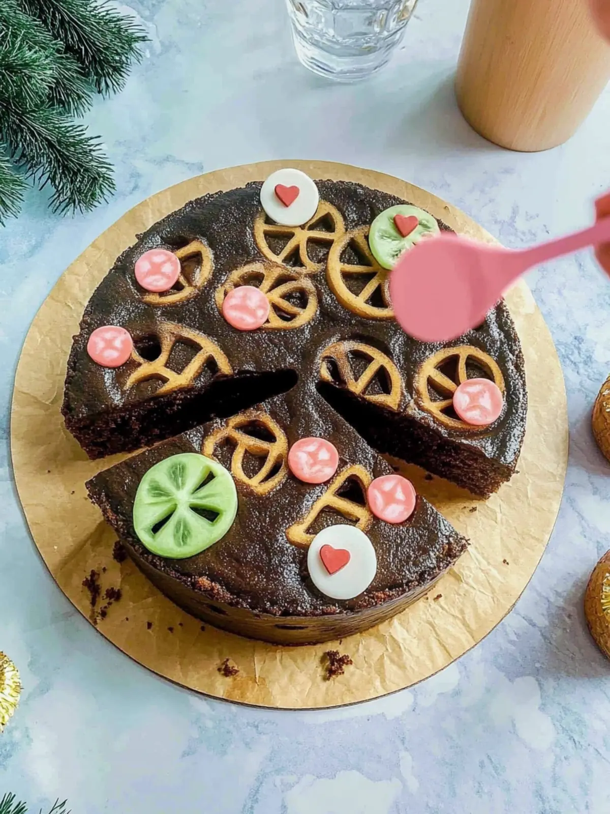 Schokoladiger Rentierkuchen