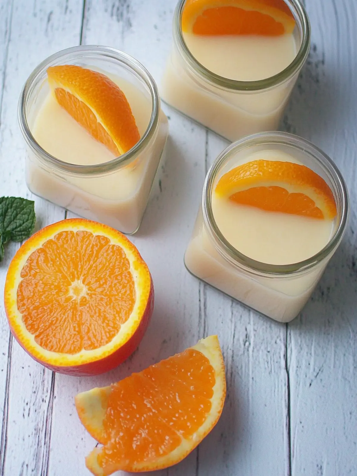 Orangencreme Nachtisch