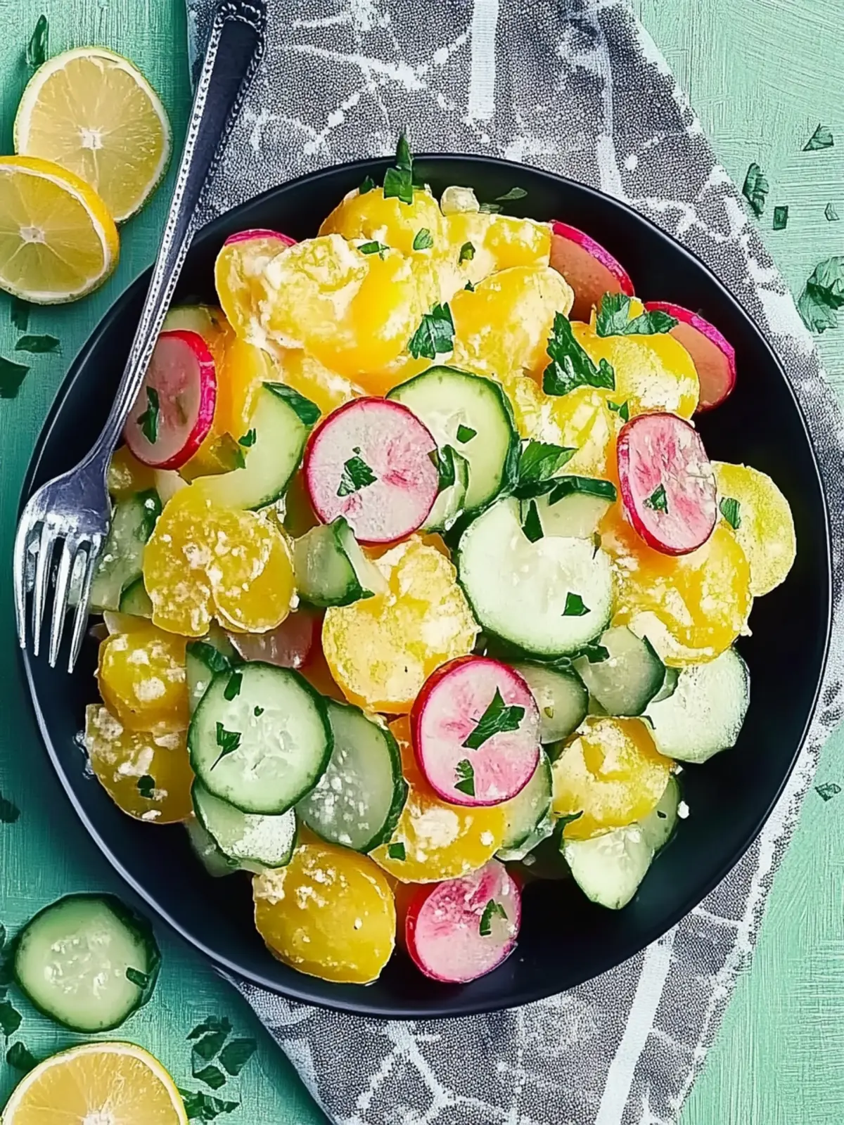 Omas veganer Kartoffelsalat