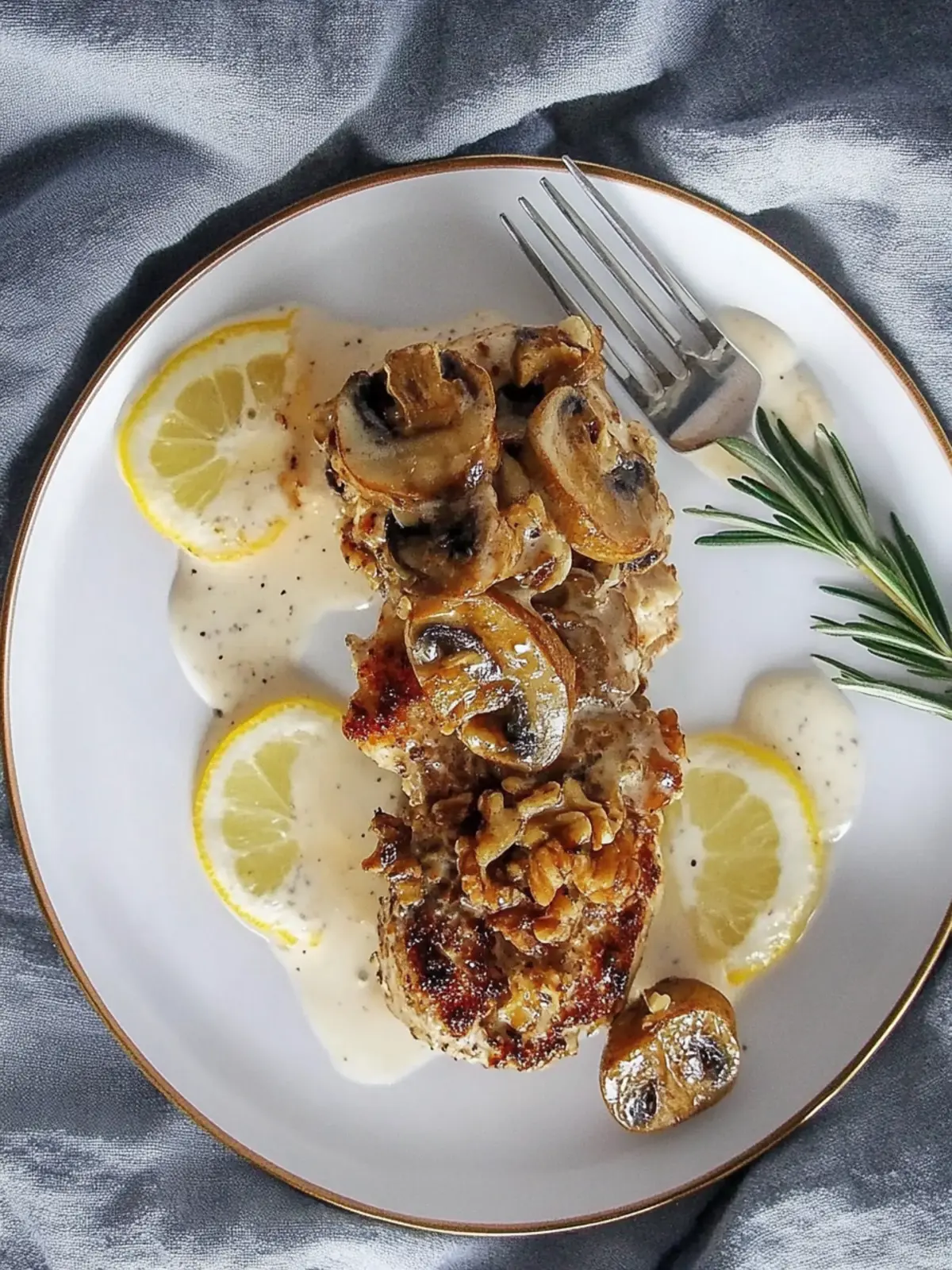 Nussmedaillons mit Spätzle