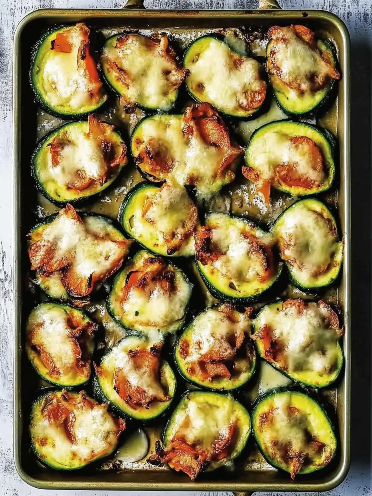 Mini-Zucchini-Pizzen